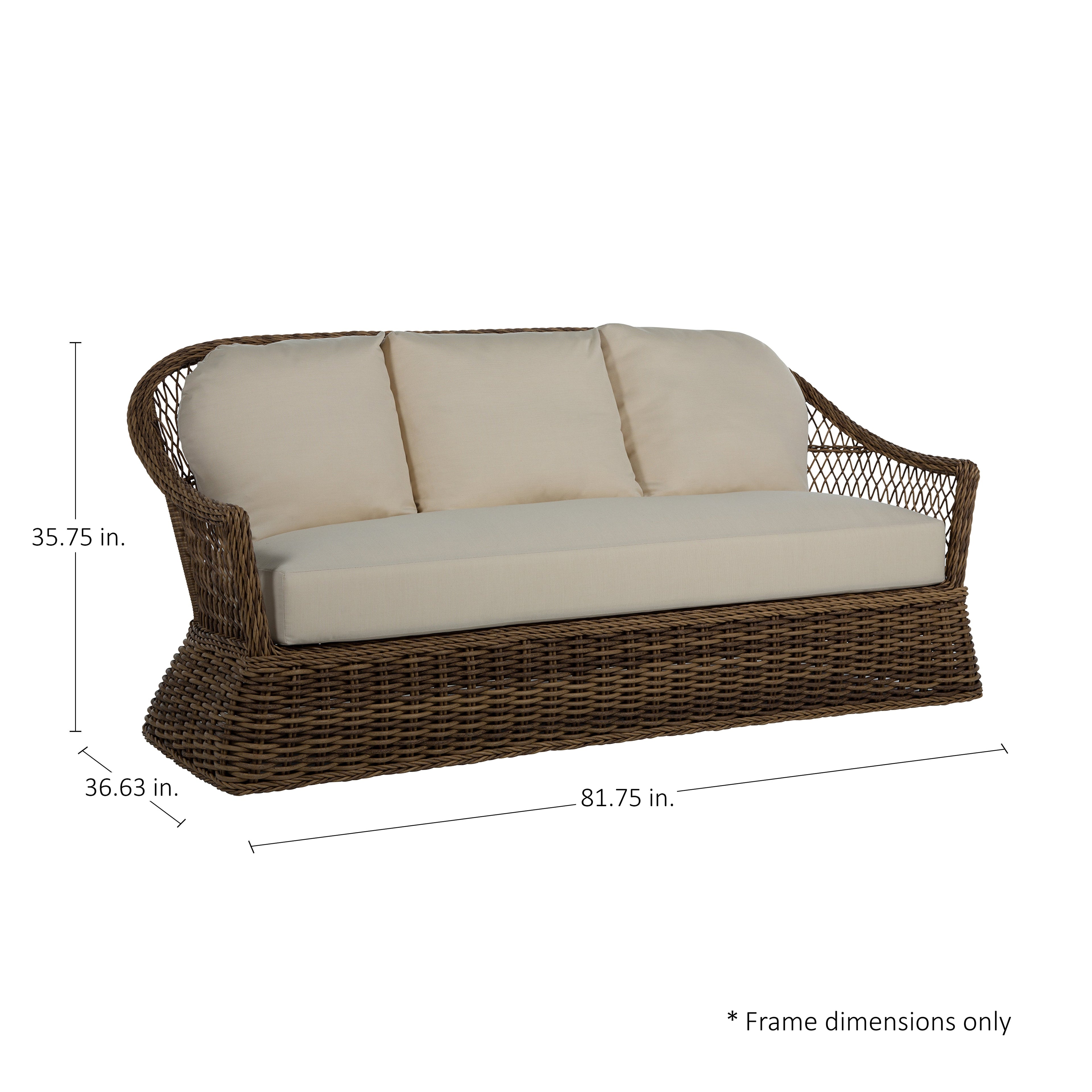 Soho Resin Wicker Outdoor Sofa
