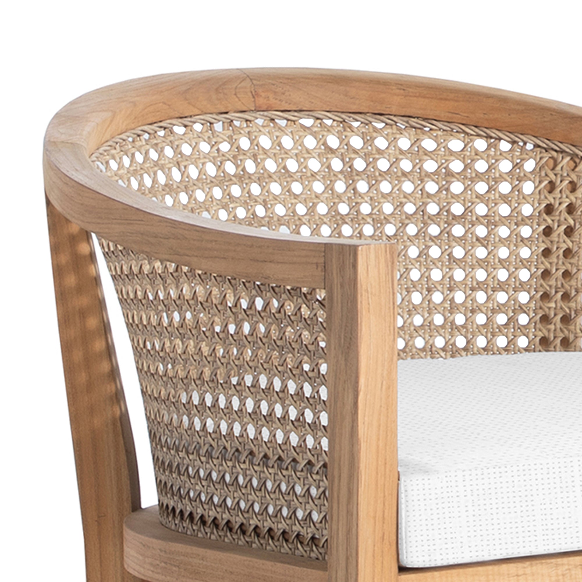 Playa N-Dura Ultra Wicker Outdoor Teak Arm Chair
