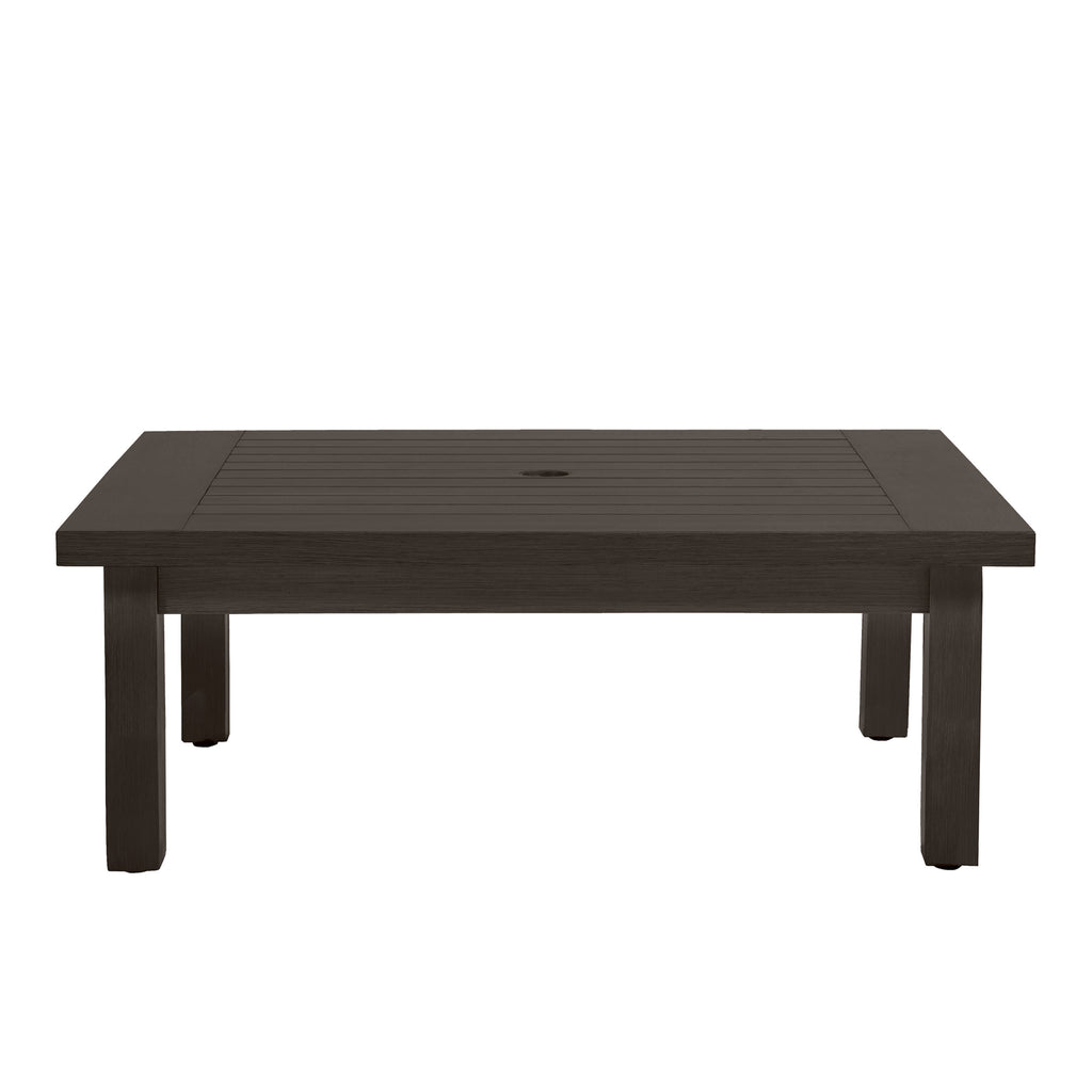 Club Aluminum 43" Square Outdoor Coffee Table