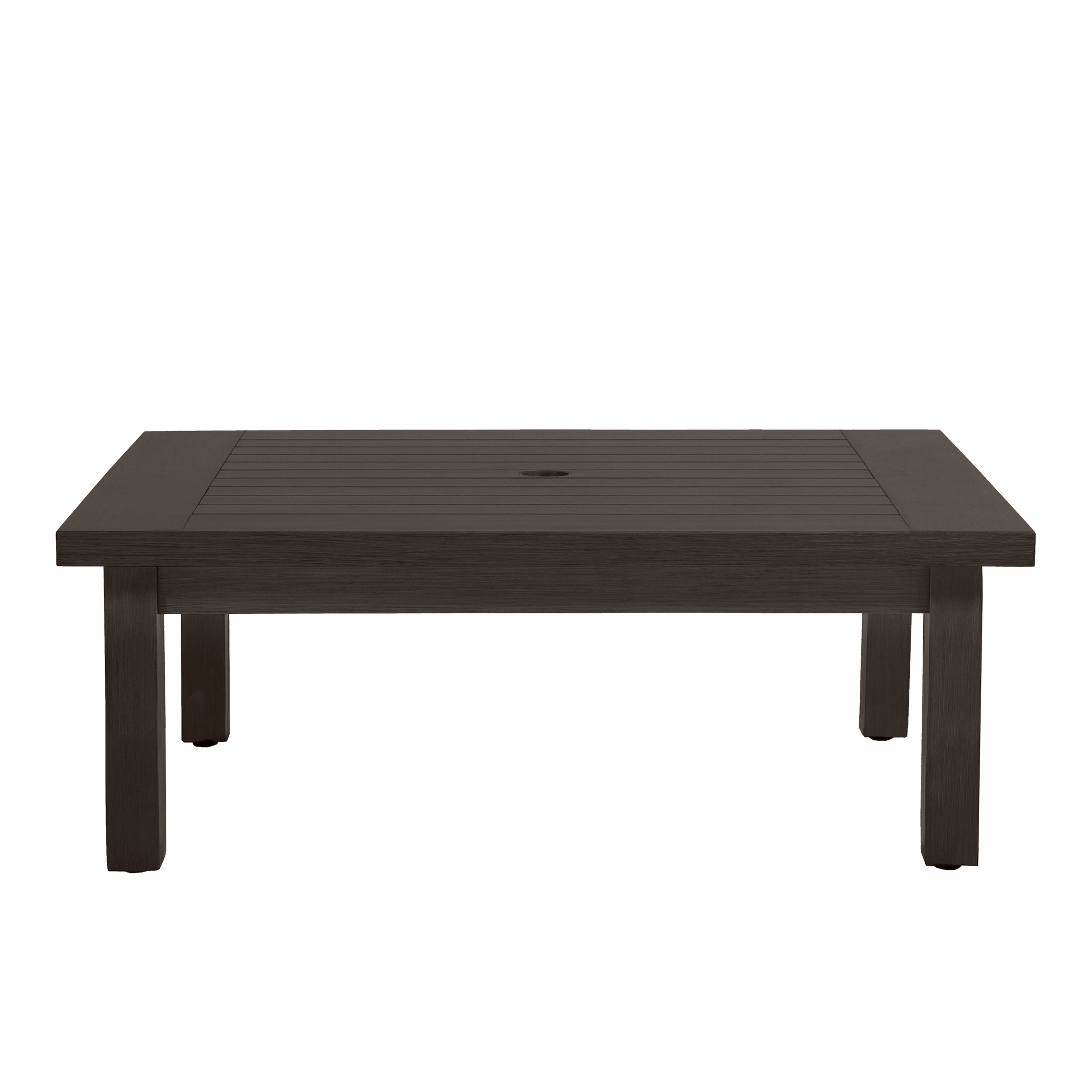 Club Aluminum 43" Square Outdoor Coffee Table