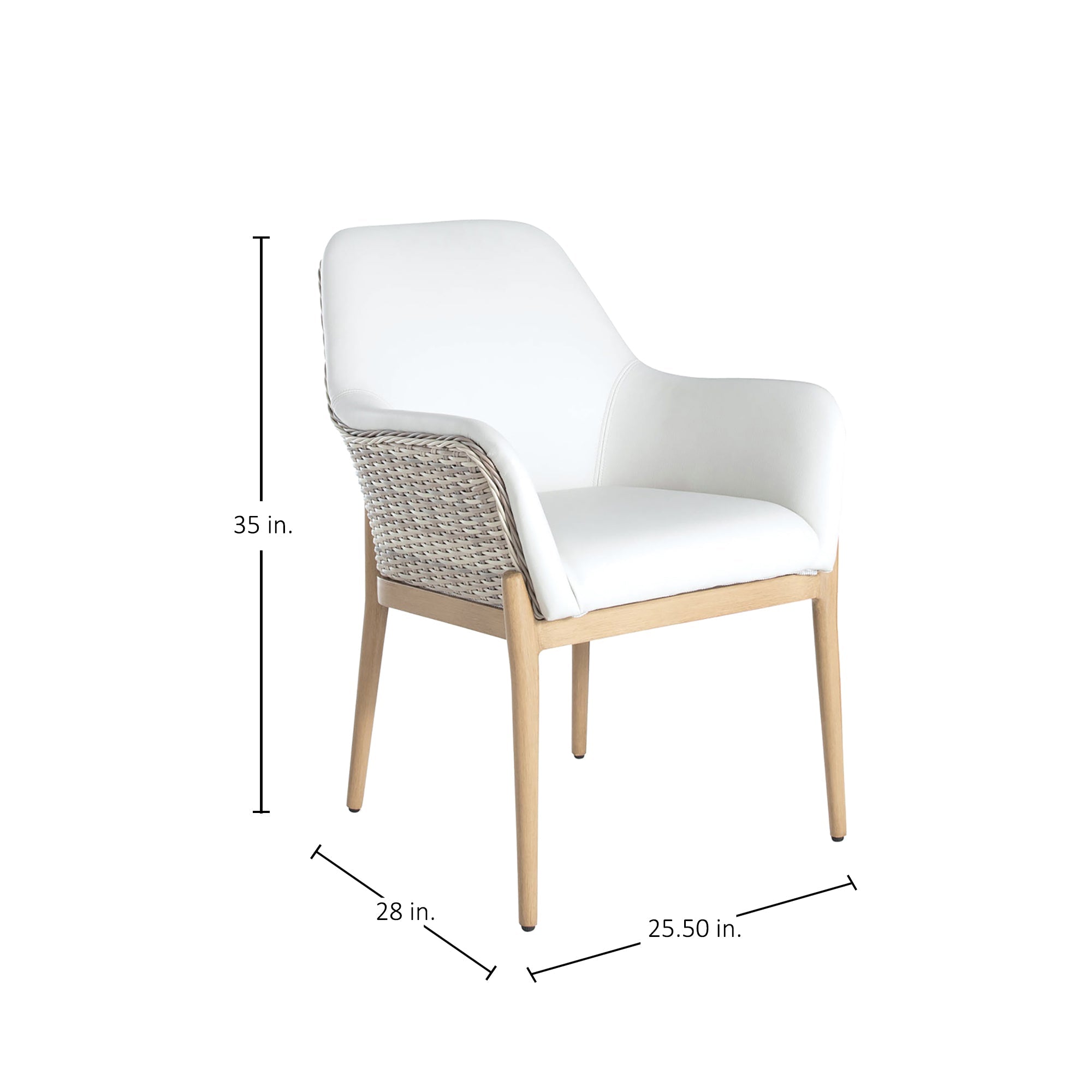 Palma N-Dura Resin Wicker Outdoor Arm Chair