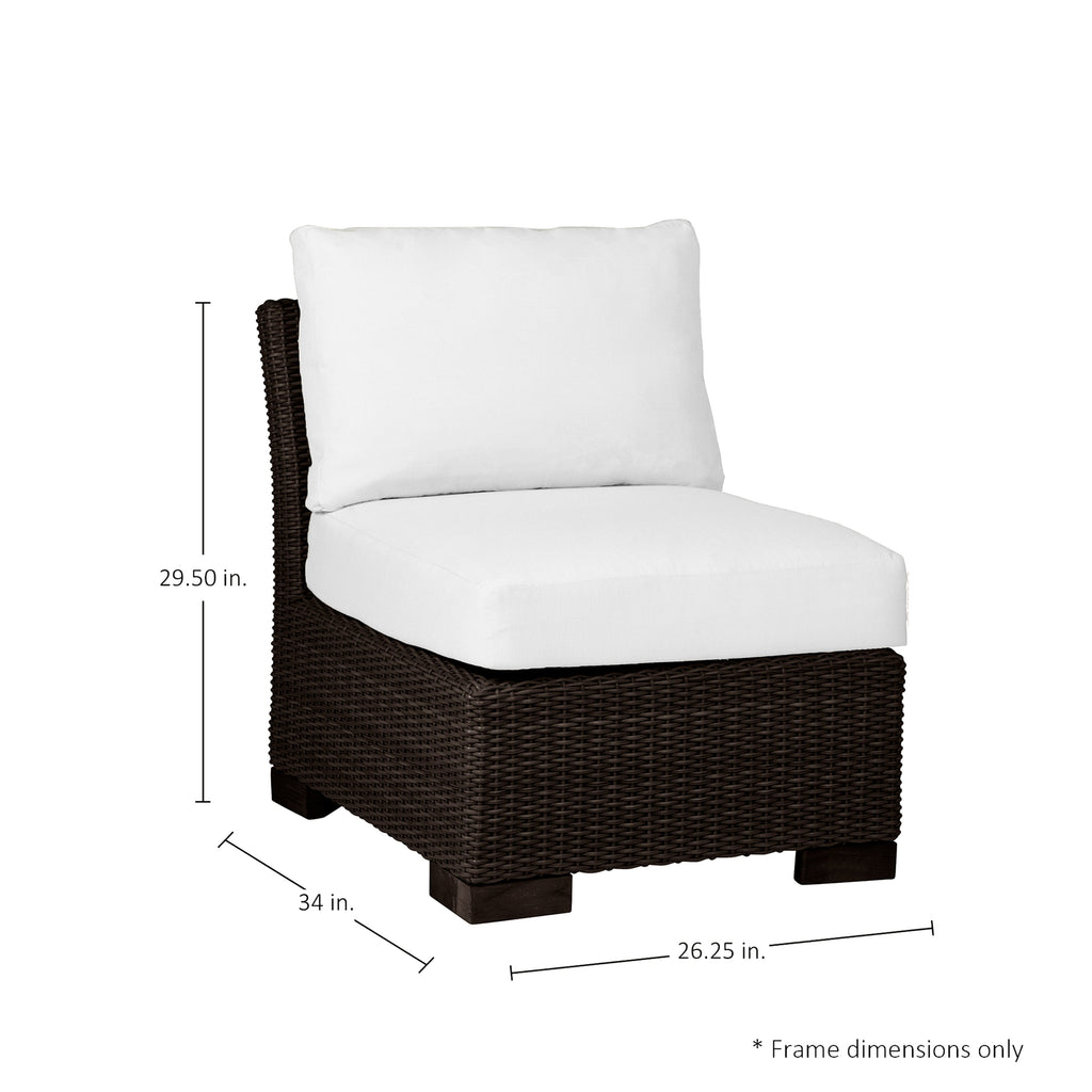 Club Woven Resin Wicker Outdoor Slipper Chair