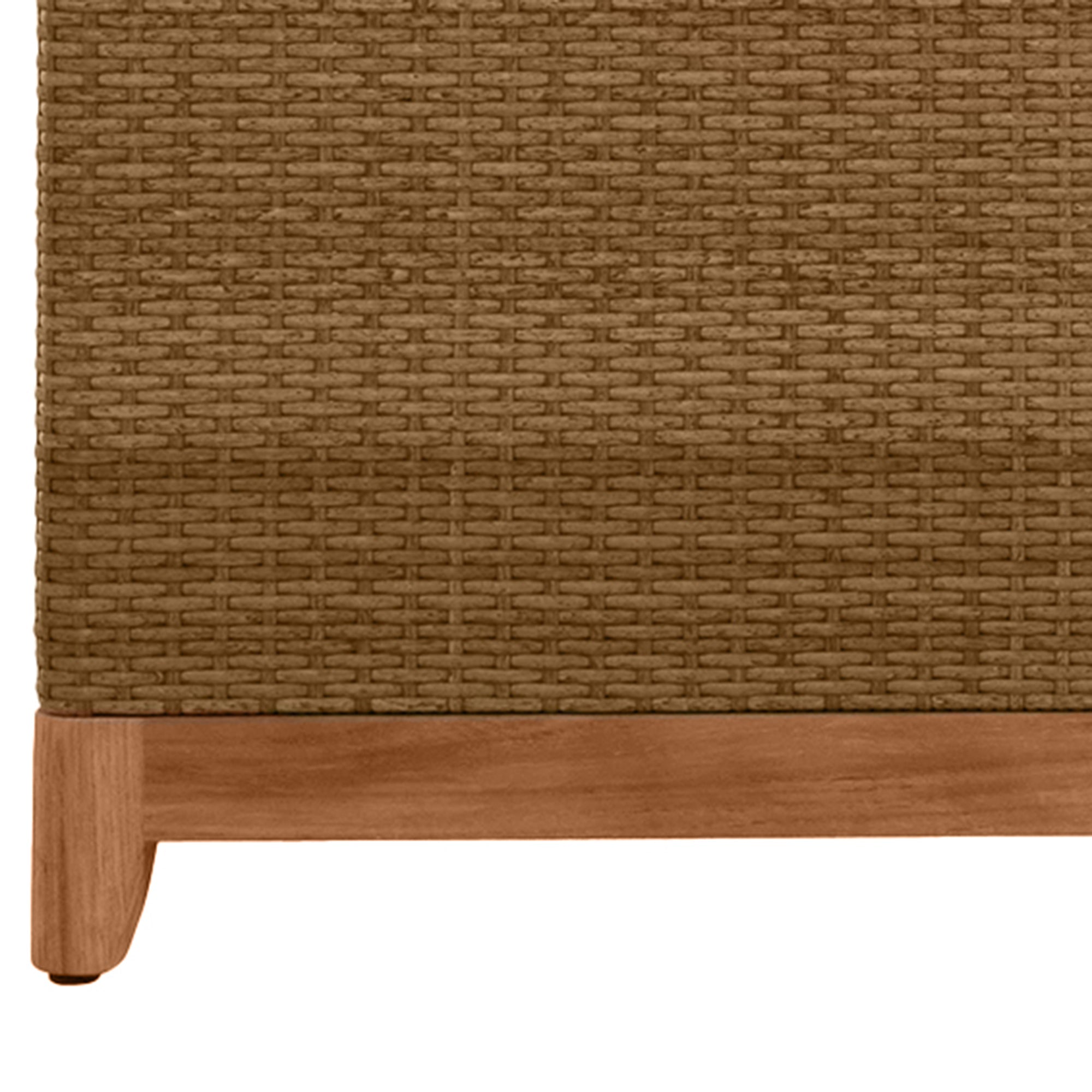 N-Dura Resin Wicker Outdoor Buffet Storage Table