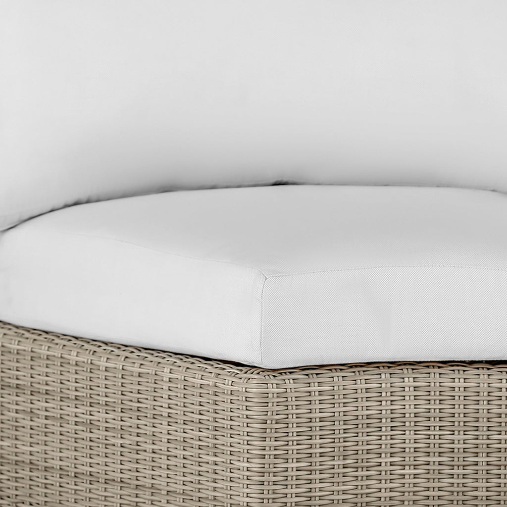 Club Woven Inside Outdoor Round Corner Chair