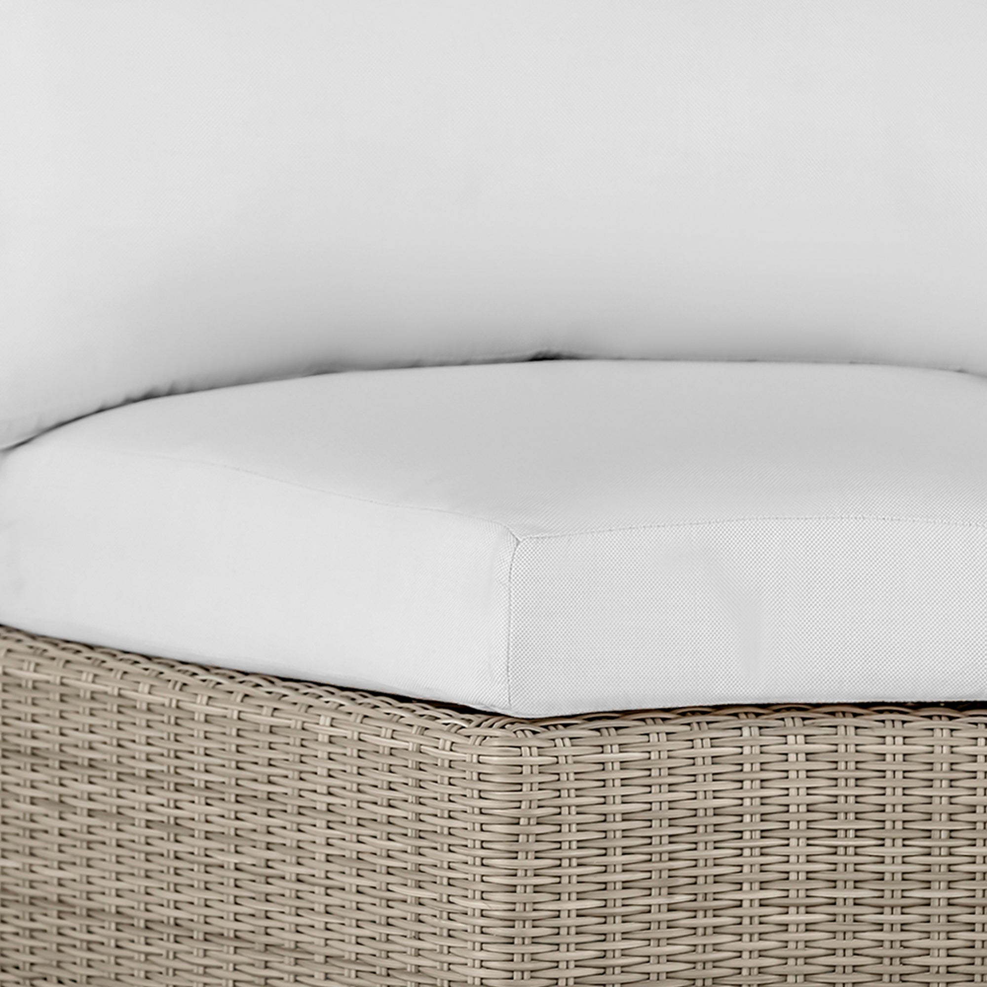 Club Woven Inside Outdoor Round Corner Chair