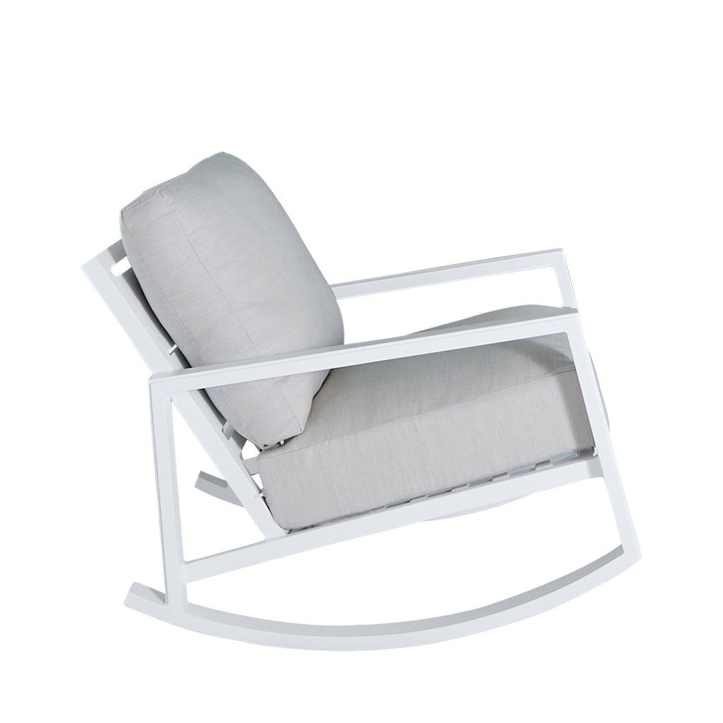 Avondale Aluminum Outdoor Lounge Rocker Chair