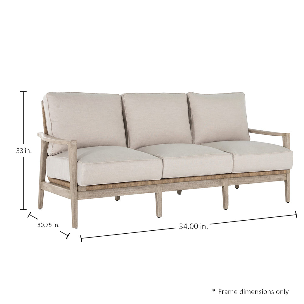 Pointe Resin Wicker Outdoor Sofa