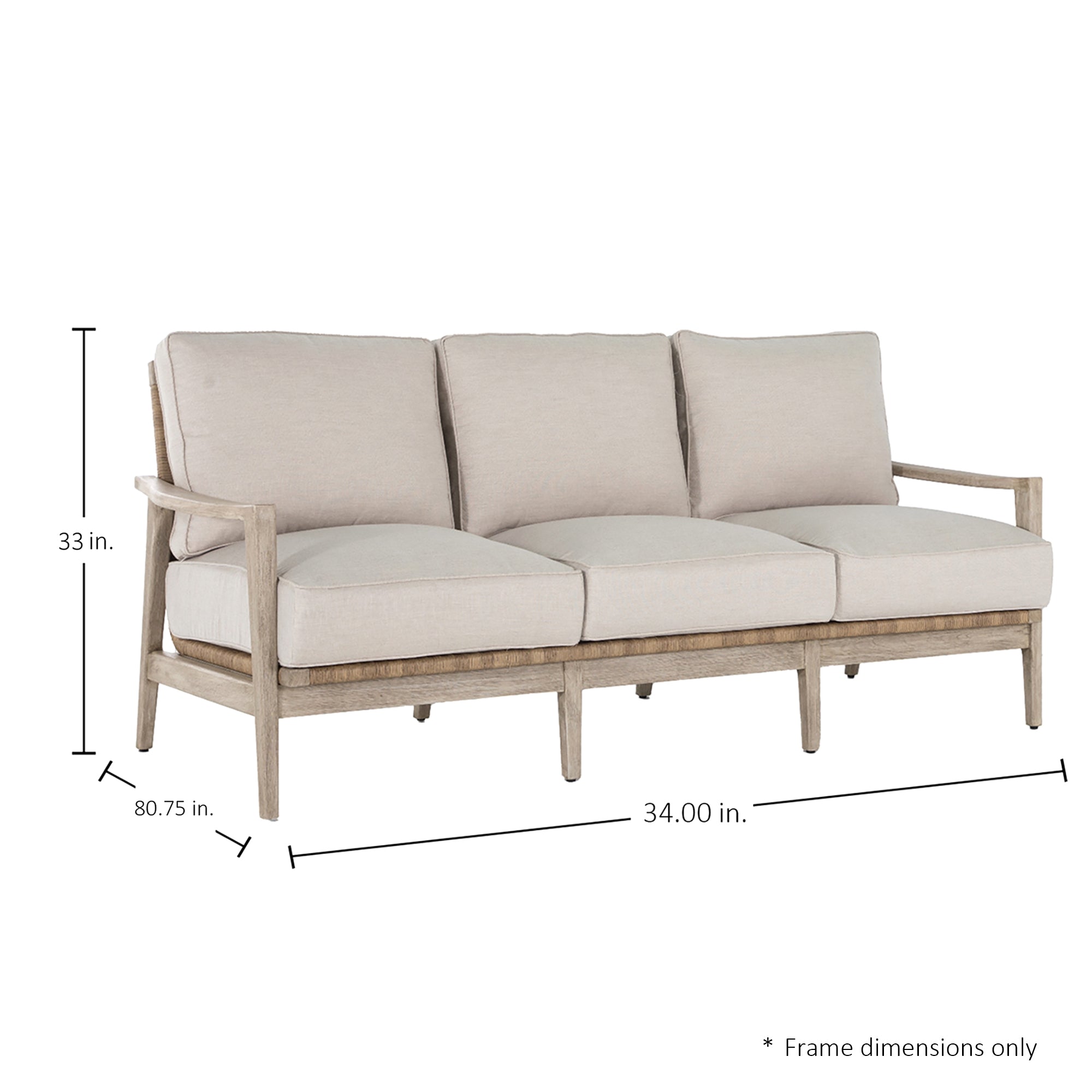 Pointe Resin Wicker Outdoor Sofa