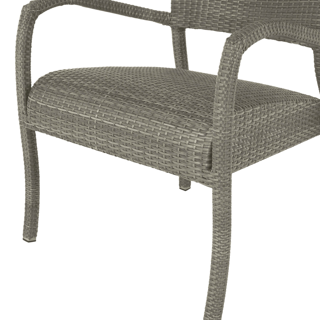 Skye Woven Resin Wicker Outdoor Arm Chair