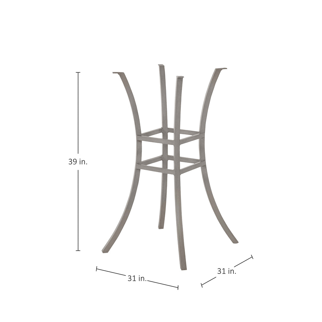 Cort Aluminum Outdoor Pedestal Bar Base