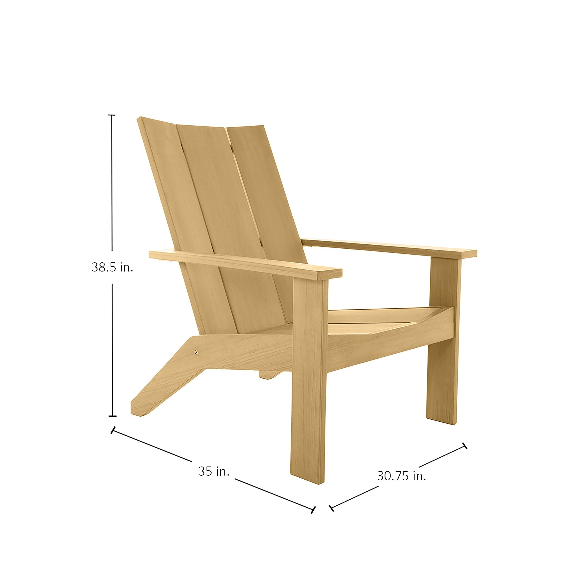 Ashland N-Dura Wood Adirondack Lounge Chair