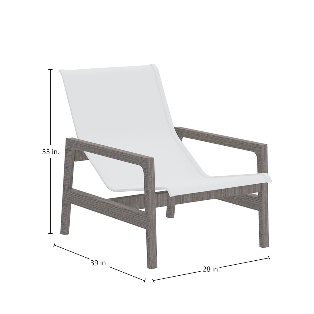 Seashore N-Dura Wood Outdoor Easy Chair