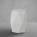 Albany 16" x 13.5" Hexagon Pedestal Side Table