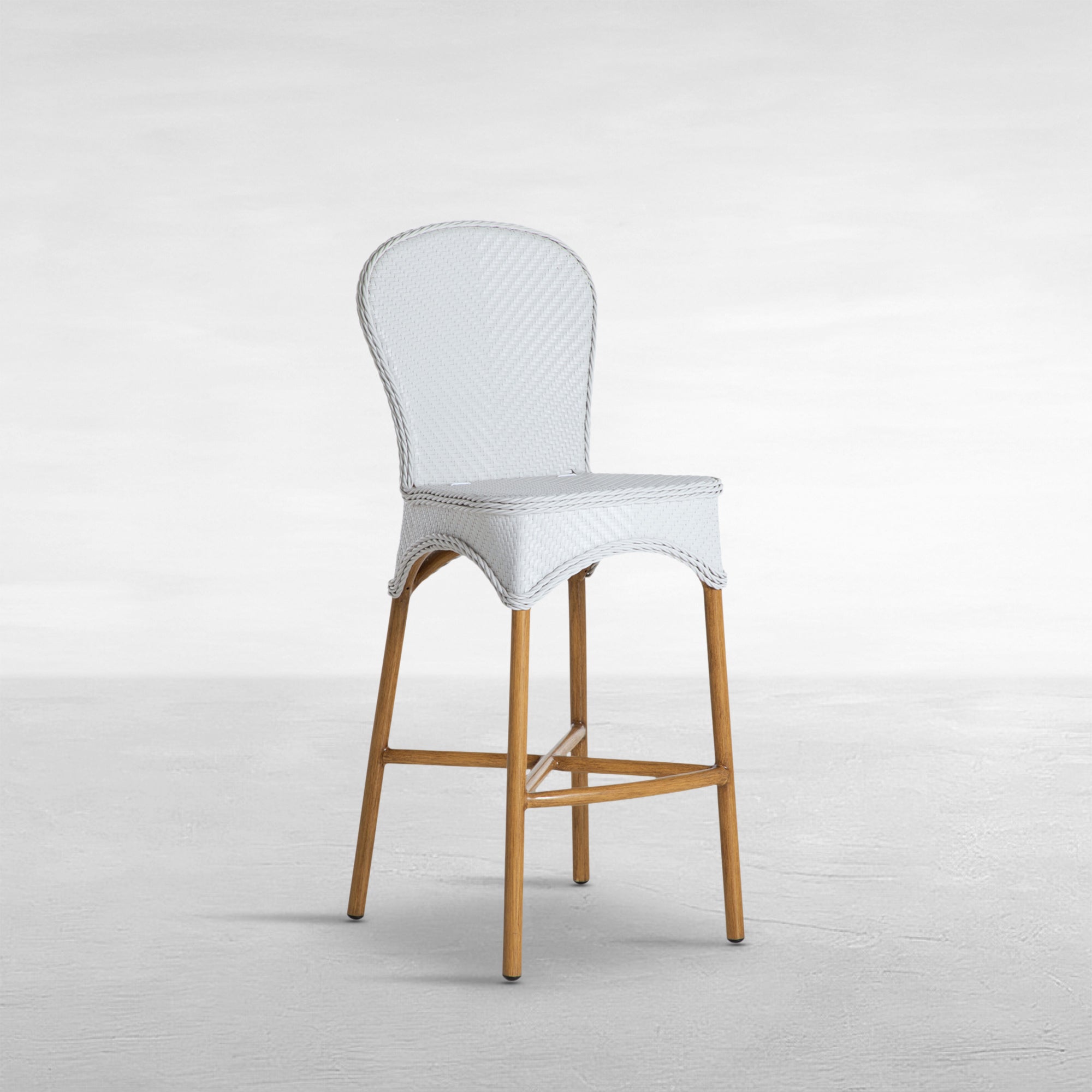 Savoy N-Dura Resin Wicker Outdoor Bar Stool