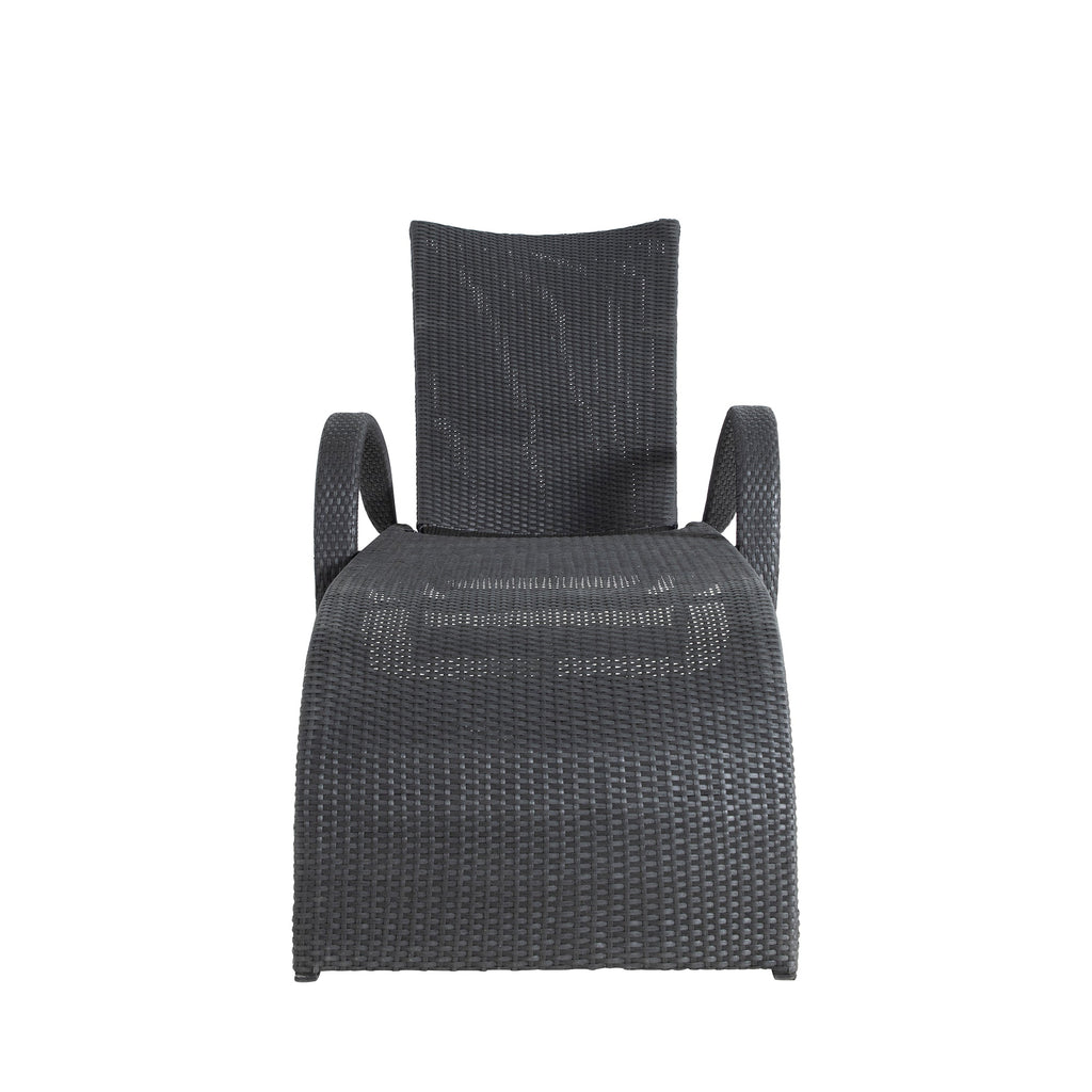 Halo Wicker Outdoor Armless Chaise Lounge