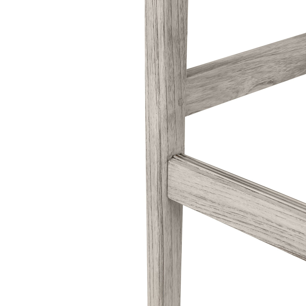Coast Teak Sling Outdoor Bar Stool