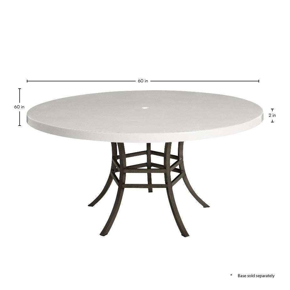 Plateau Stone 60" Round Outdoor Table Top
