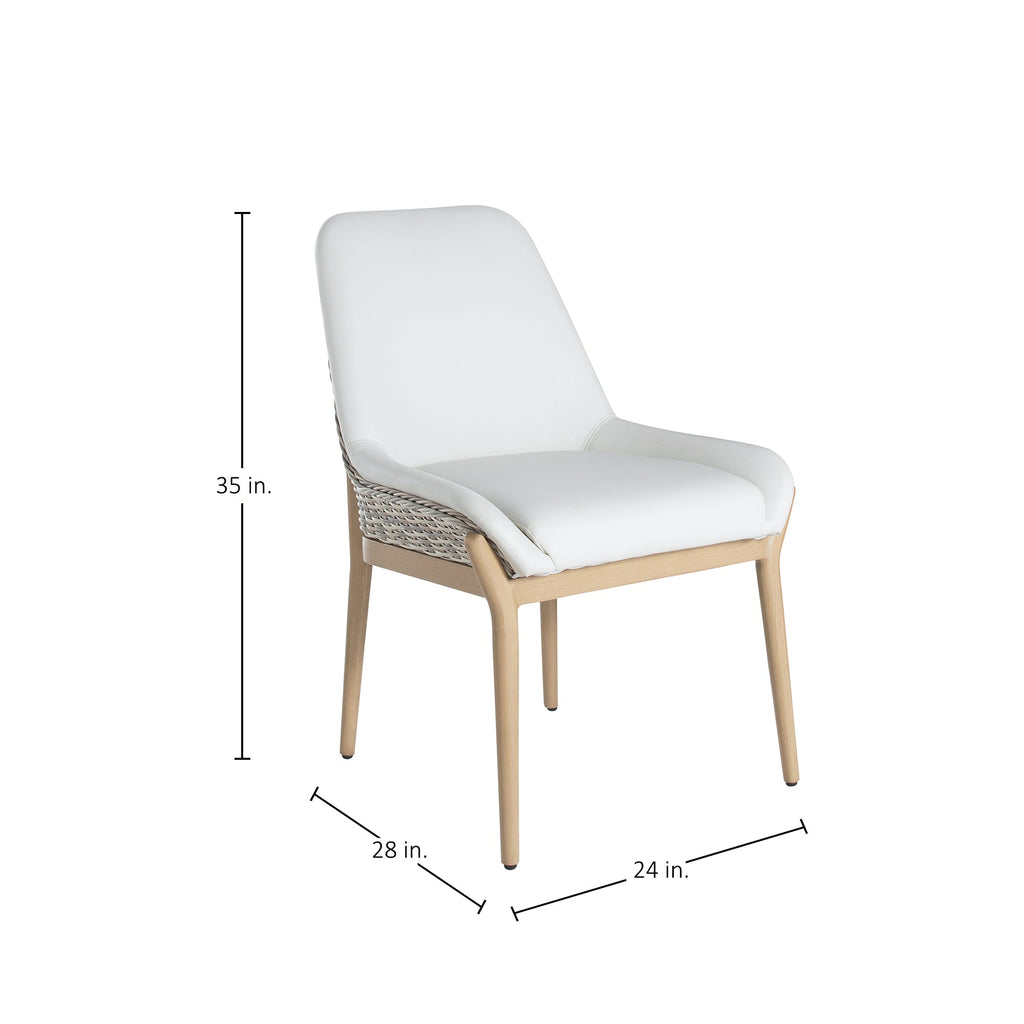 Palma N-Dura Resin Wicker Dining Side Chair