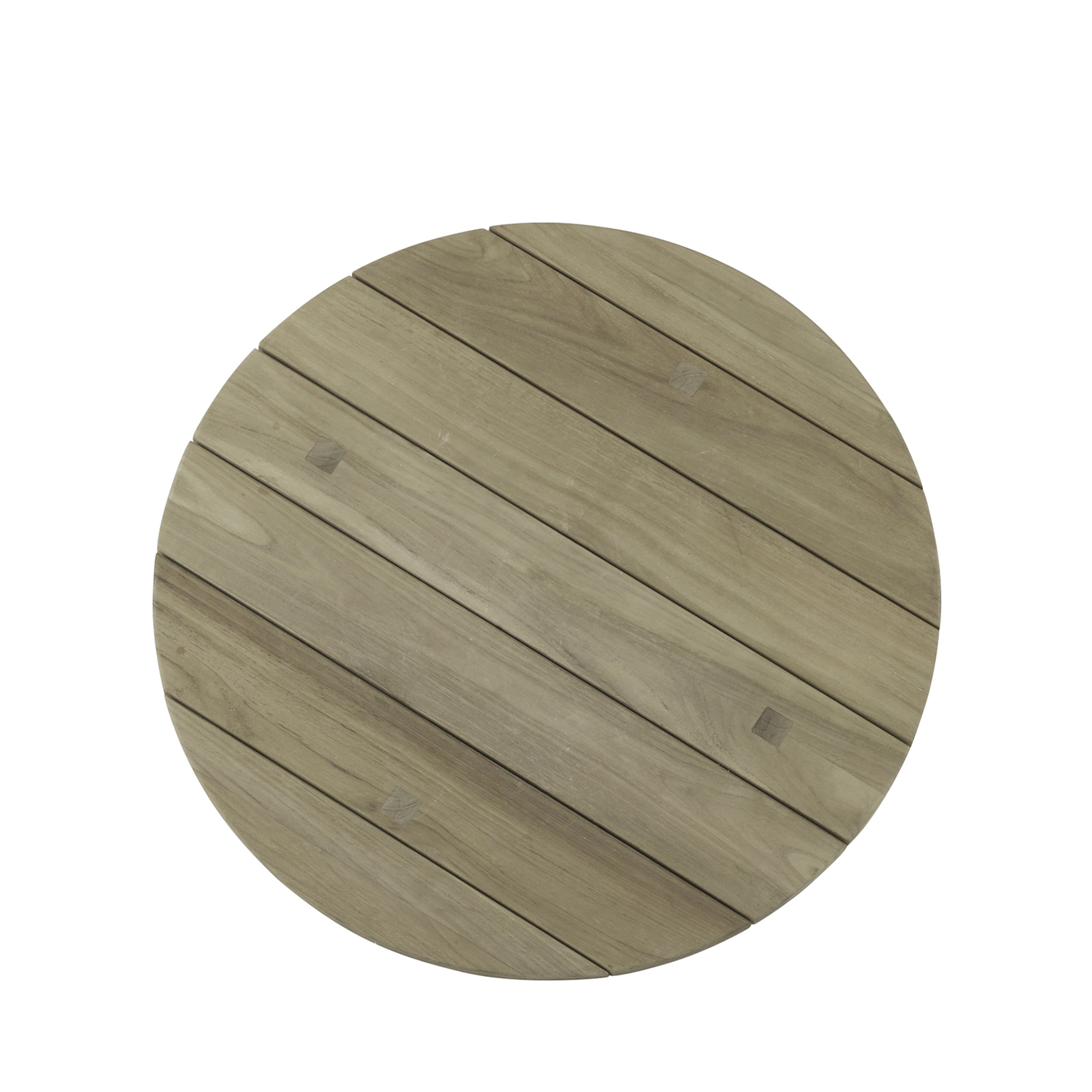 Croquet Teak 40.25" Round Outdoor Coffee Table