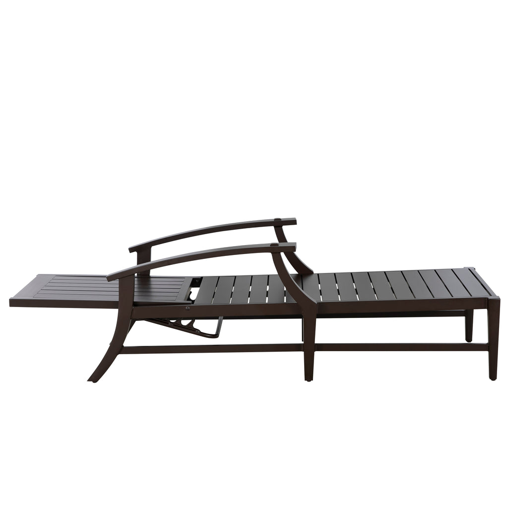 Croquet Aluminum Outdoor Chaise Lounge