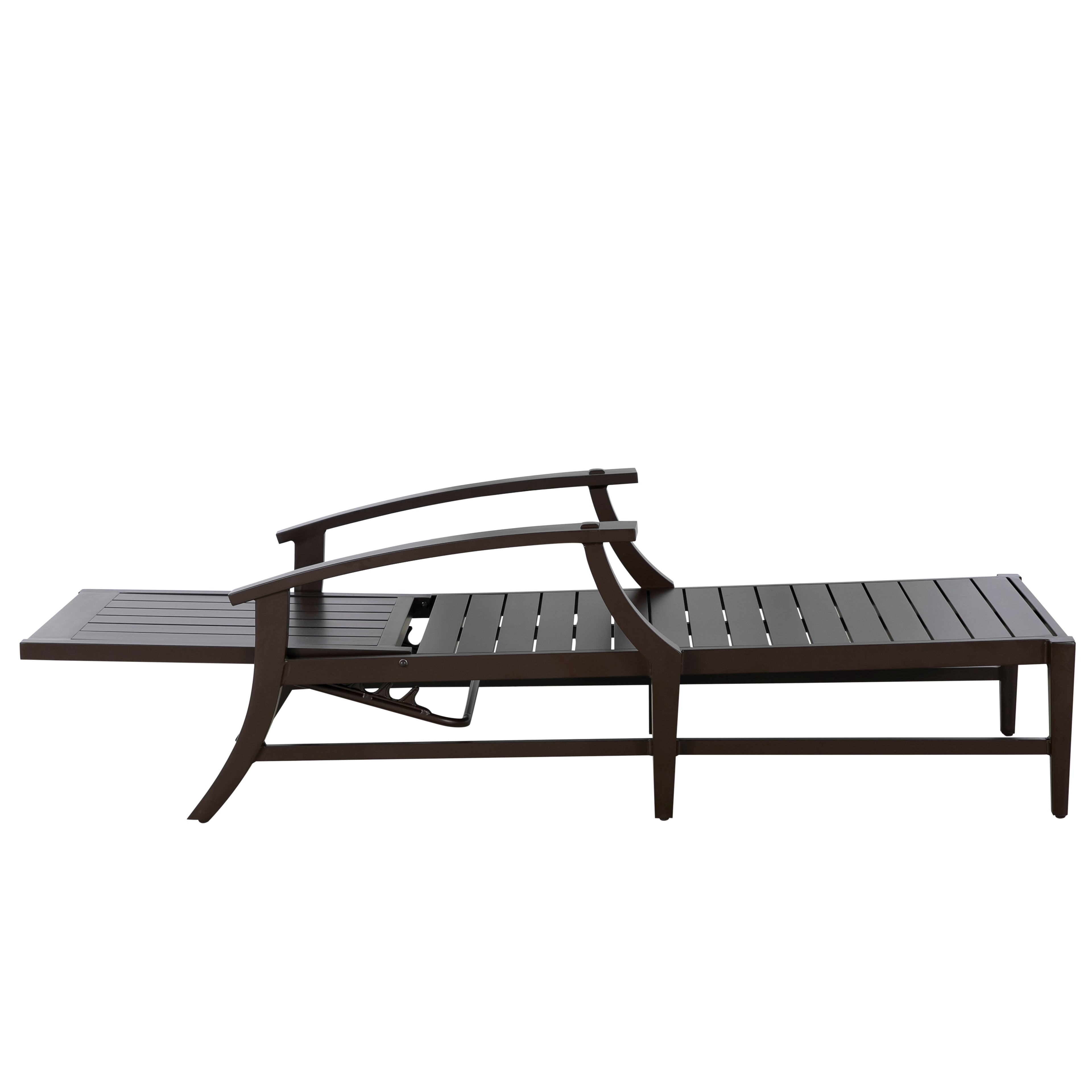 Croquet Aluminum Outdoor Chaise Lounge
