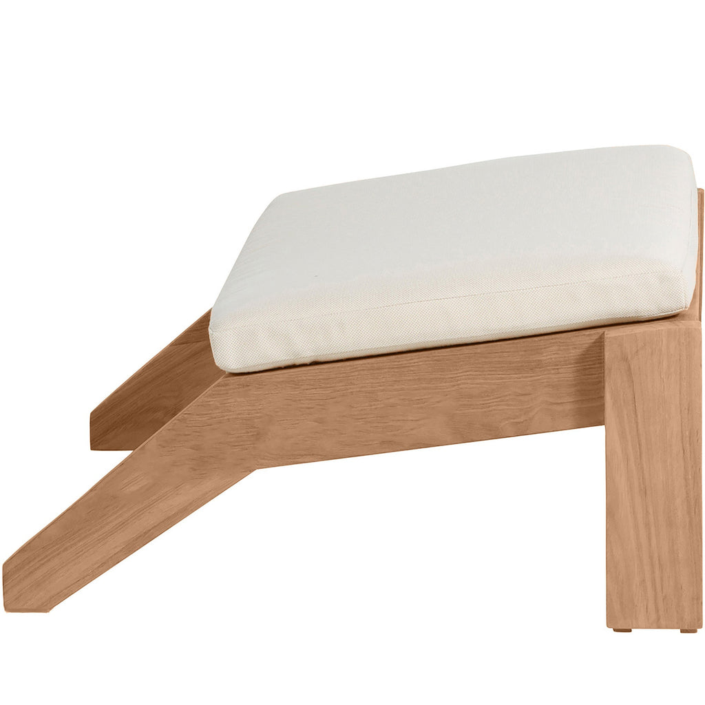 Ashland Teak Adirondack Outdoor Woven Ottoman