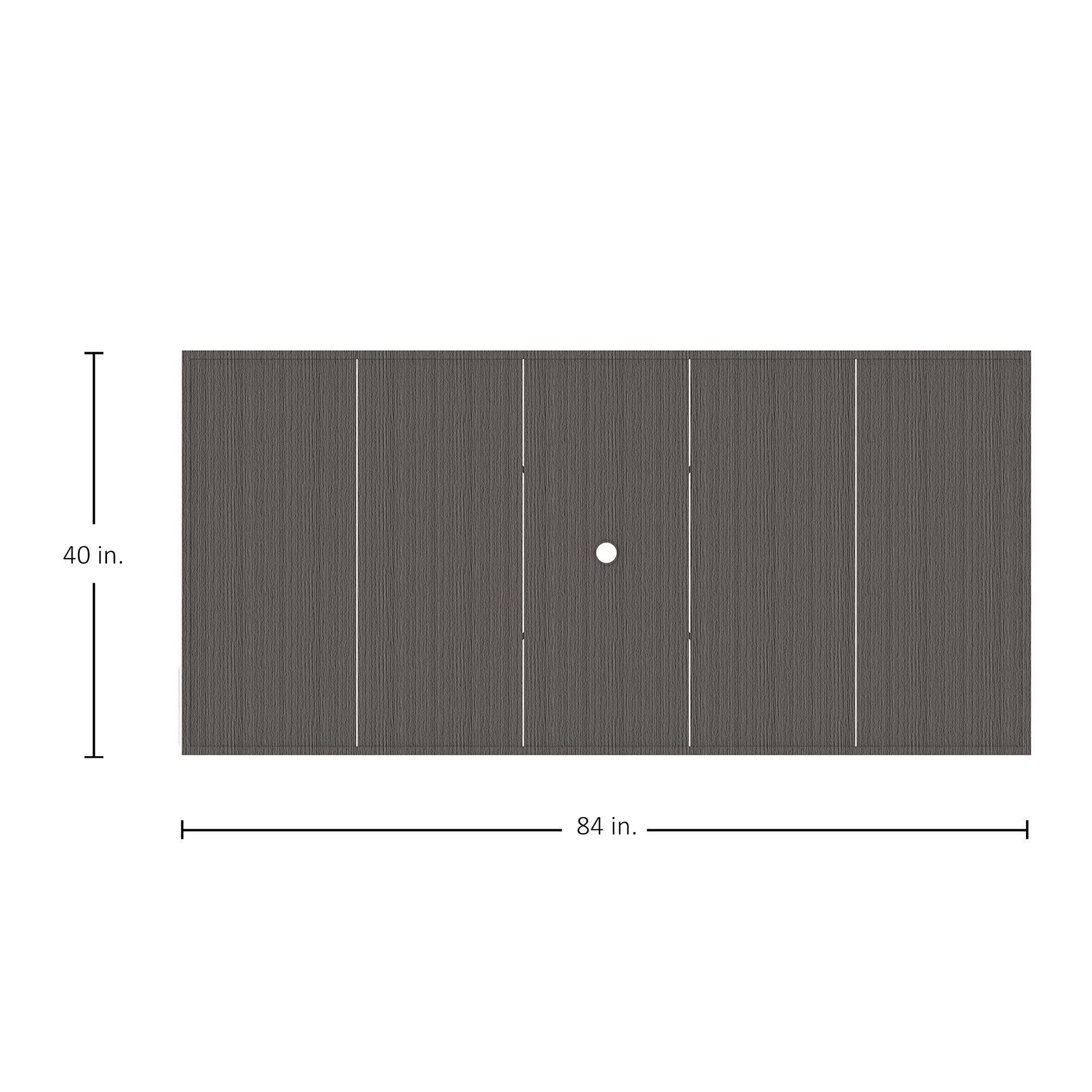 Horizon 84" x 40" Rectangle Outdoor Table Top