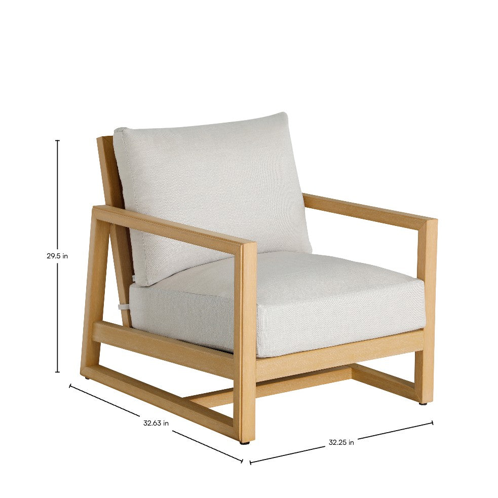 Avondale N-Dura Wood Outdoor Lounge Chair