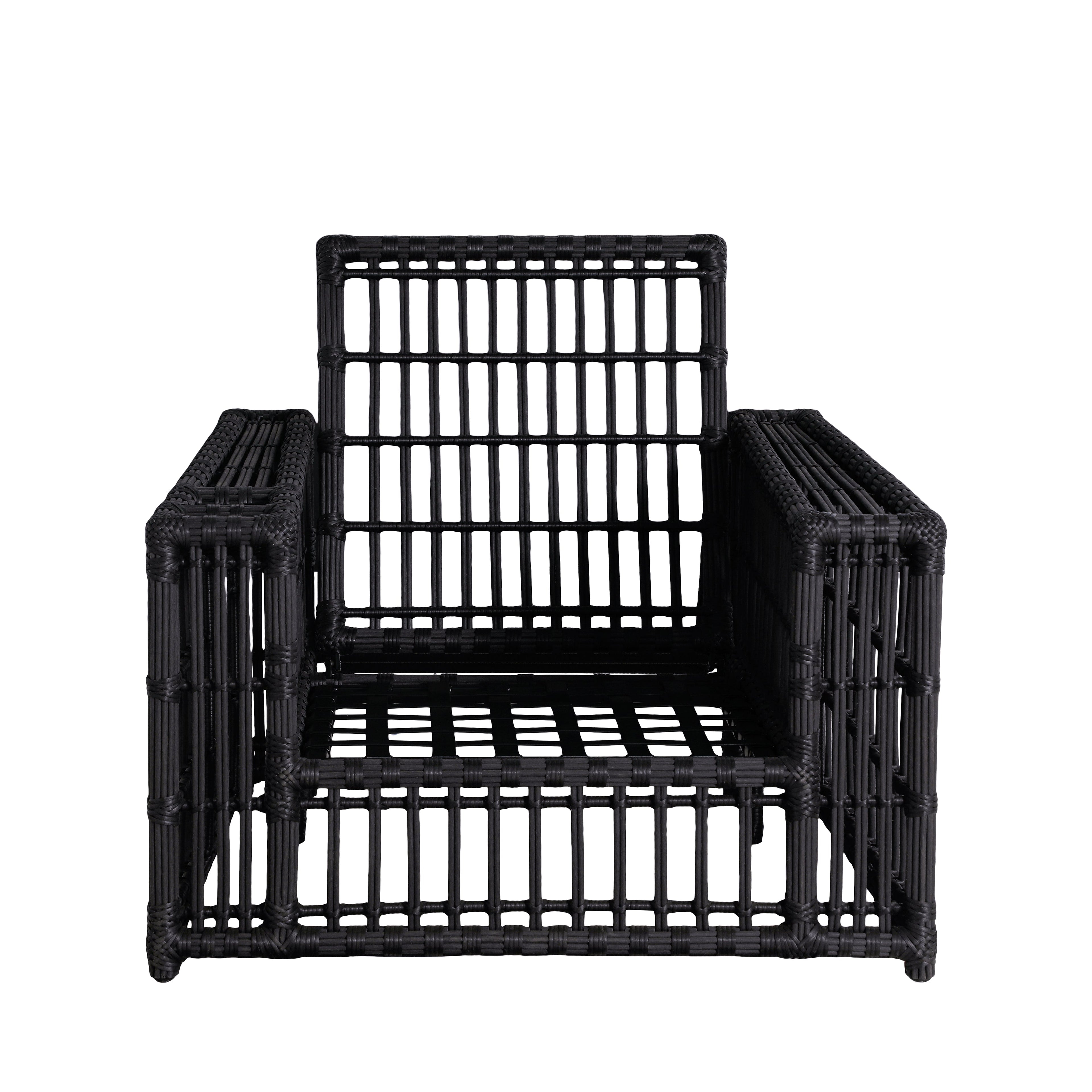 Newport Wicker Woven Recliner Lounge Chair