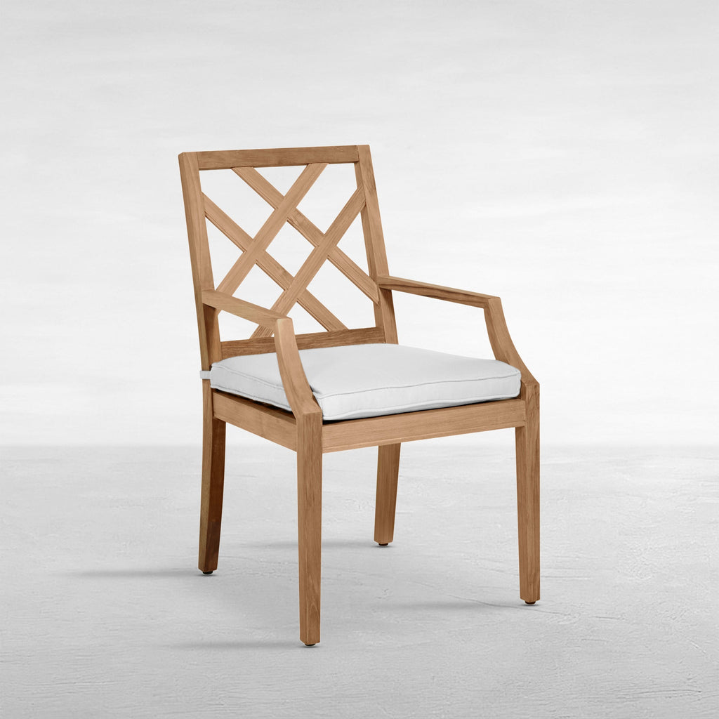 Haley Teak Outdoor Arm Chair