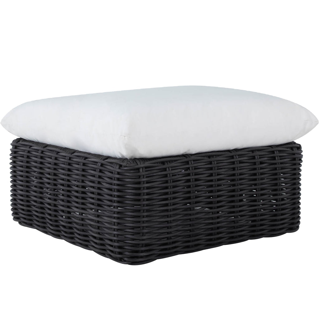 Montecito N-Dura Resin Outdoor Woven Ottoman