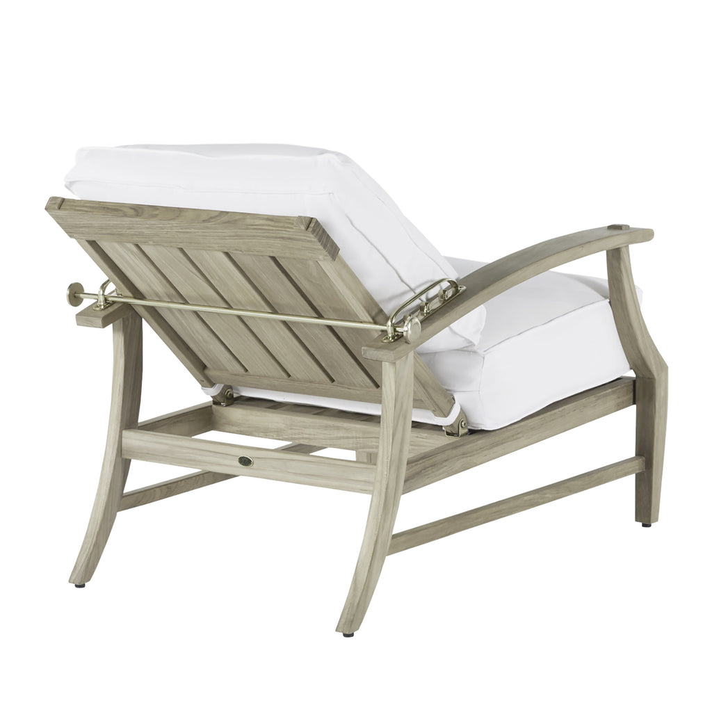 Croquet Teak Outdoor Recliner Chair