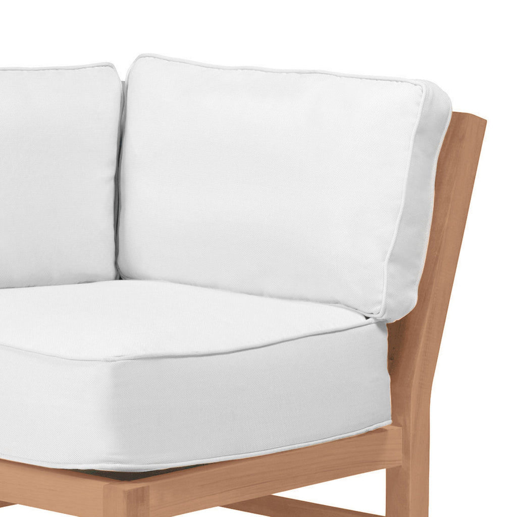Club Teak Outdoor Sectional Corner Chair
