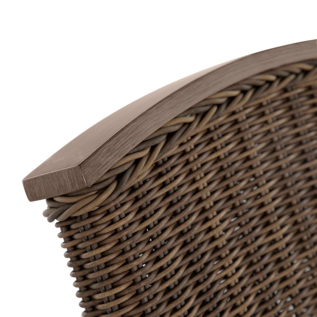 Astoria Resin Wicker Outdoor Counter Stool