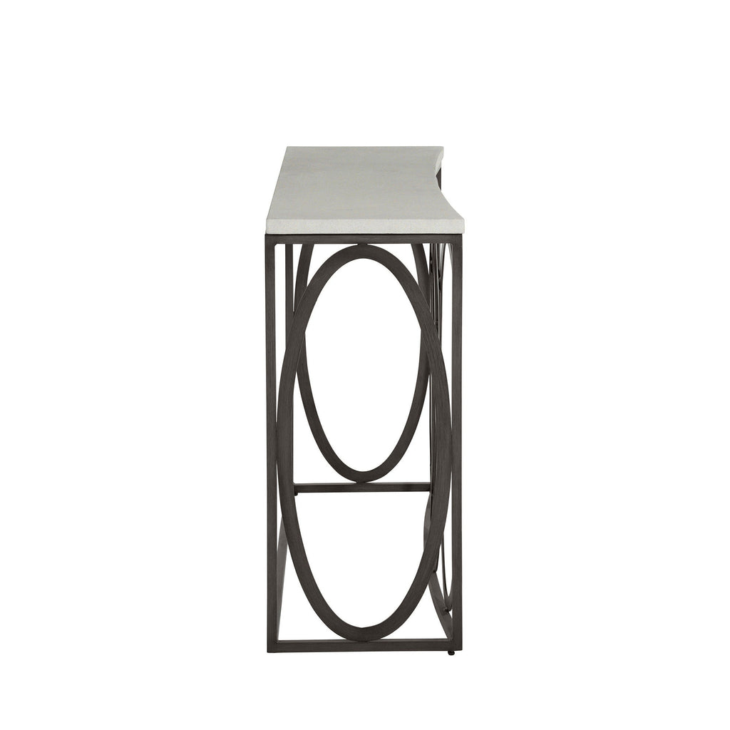 Ella Aluminum Rectangle Outdoor Console Table