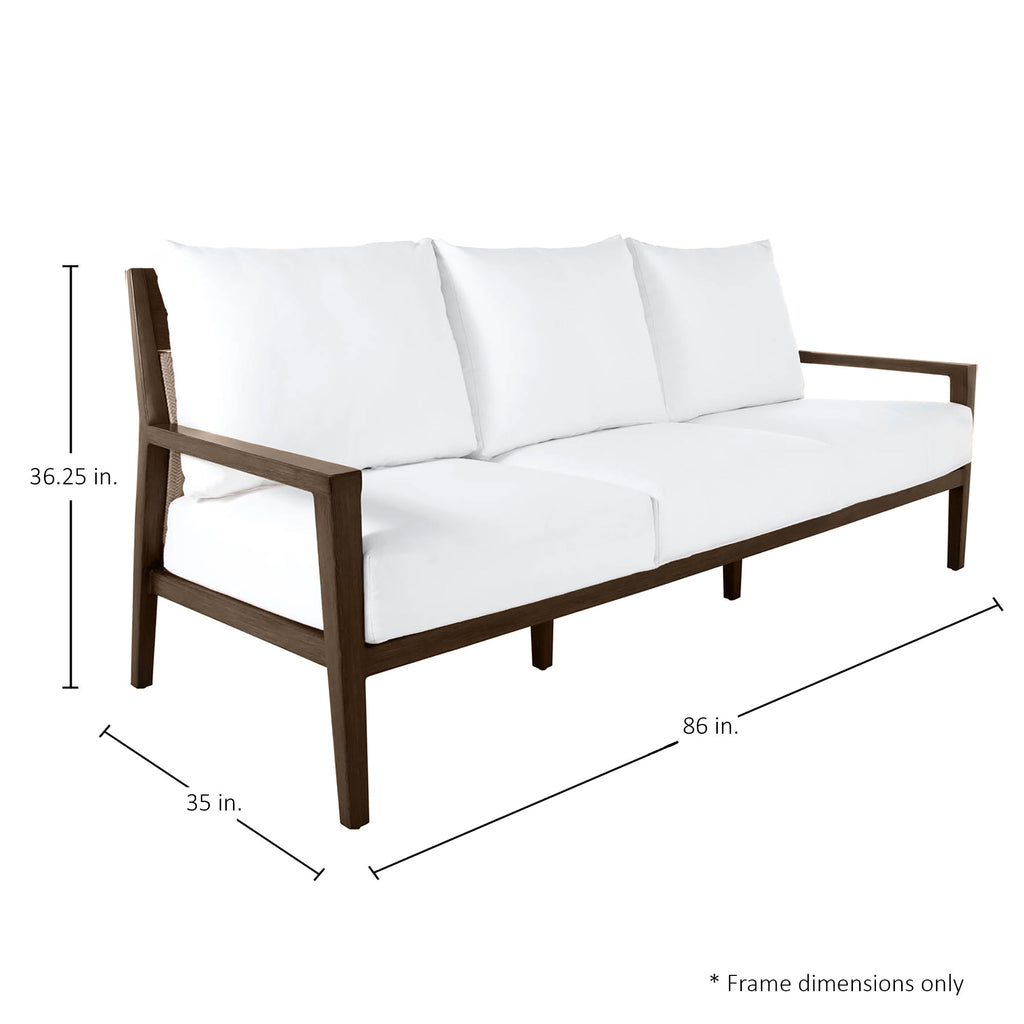 Savannah Resin Wicker Outdoor Sofa