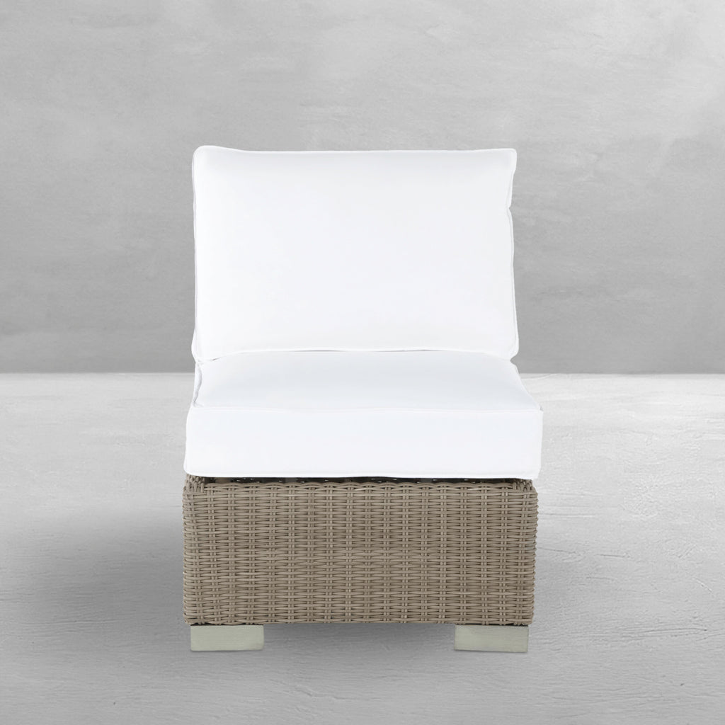 Club Woven Resin Wicker Outdoor Slipper Chair