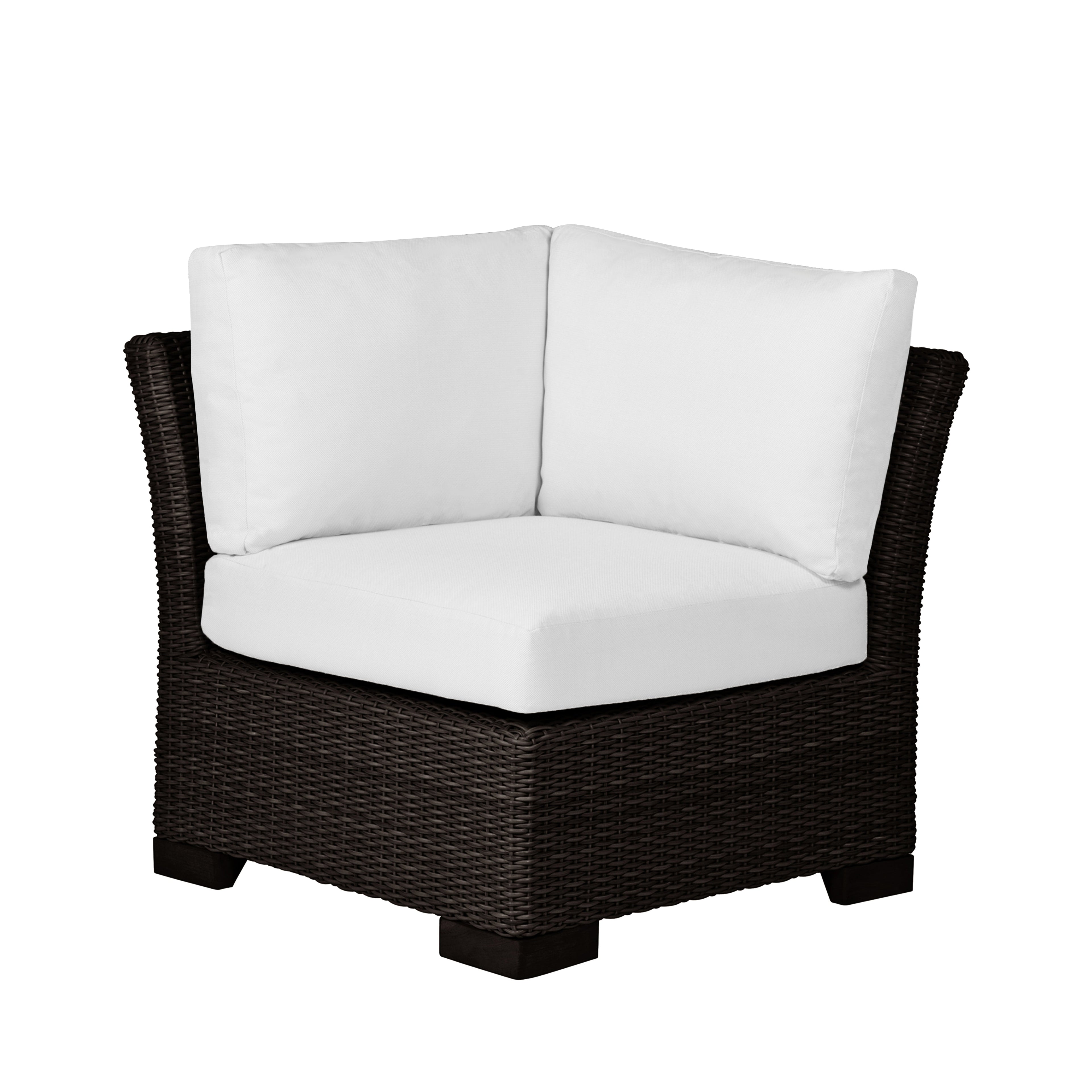 Club Woven Resin Wicker Corner Sectional Sofa