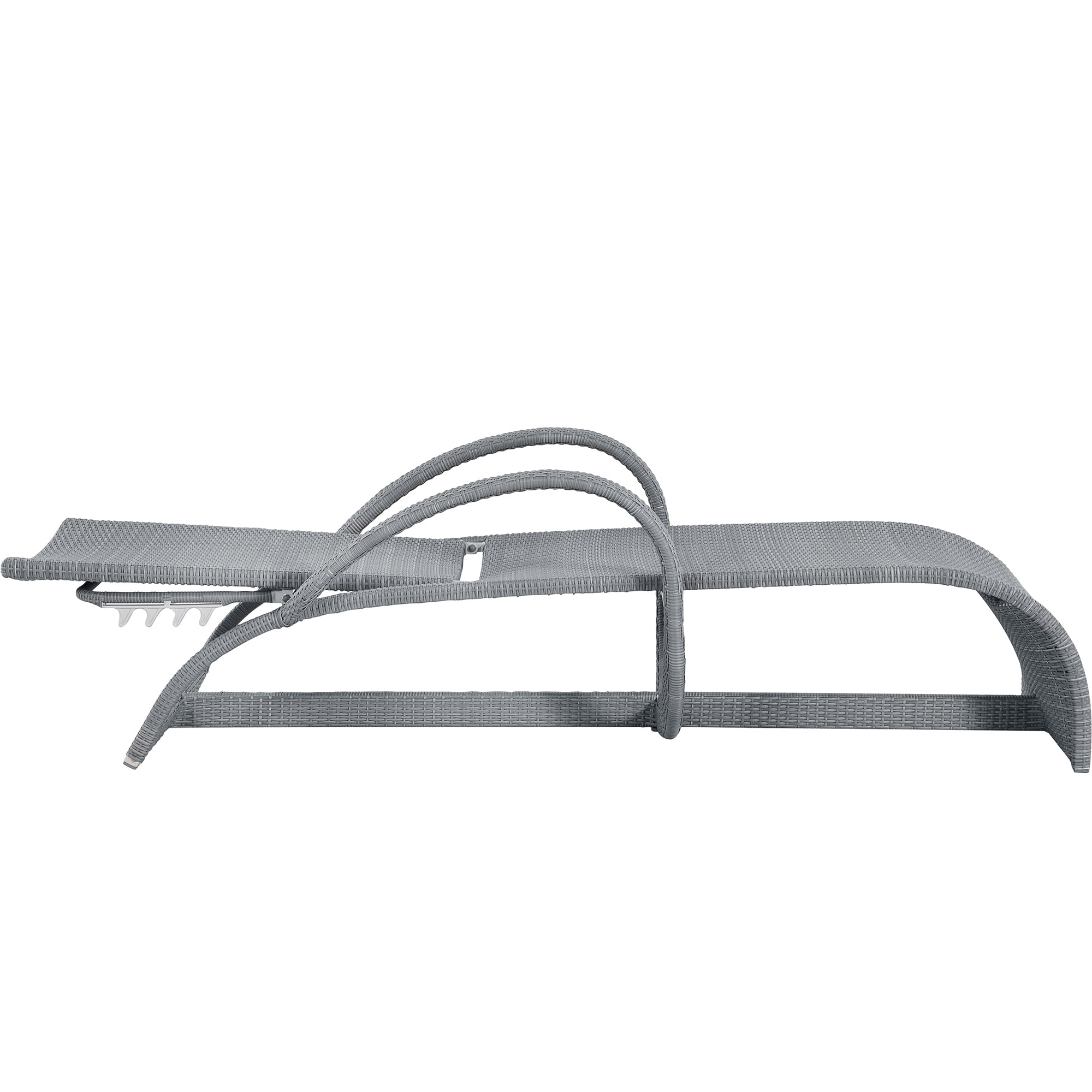 Halo Wicker Outdoor Armless Chaise Lounge