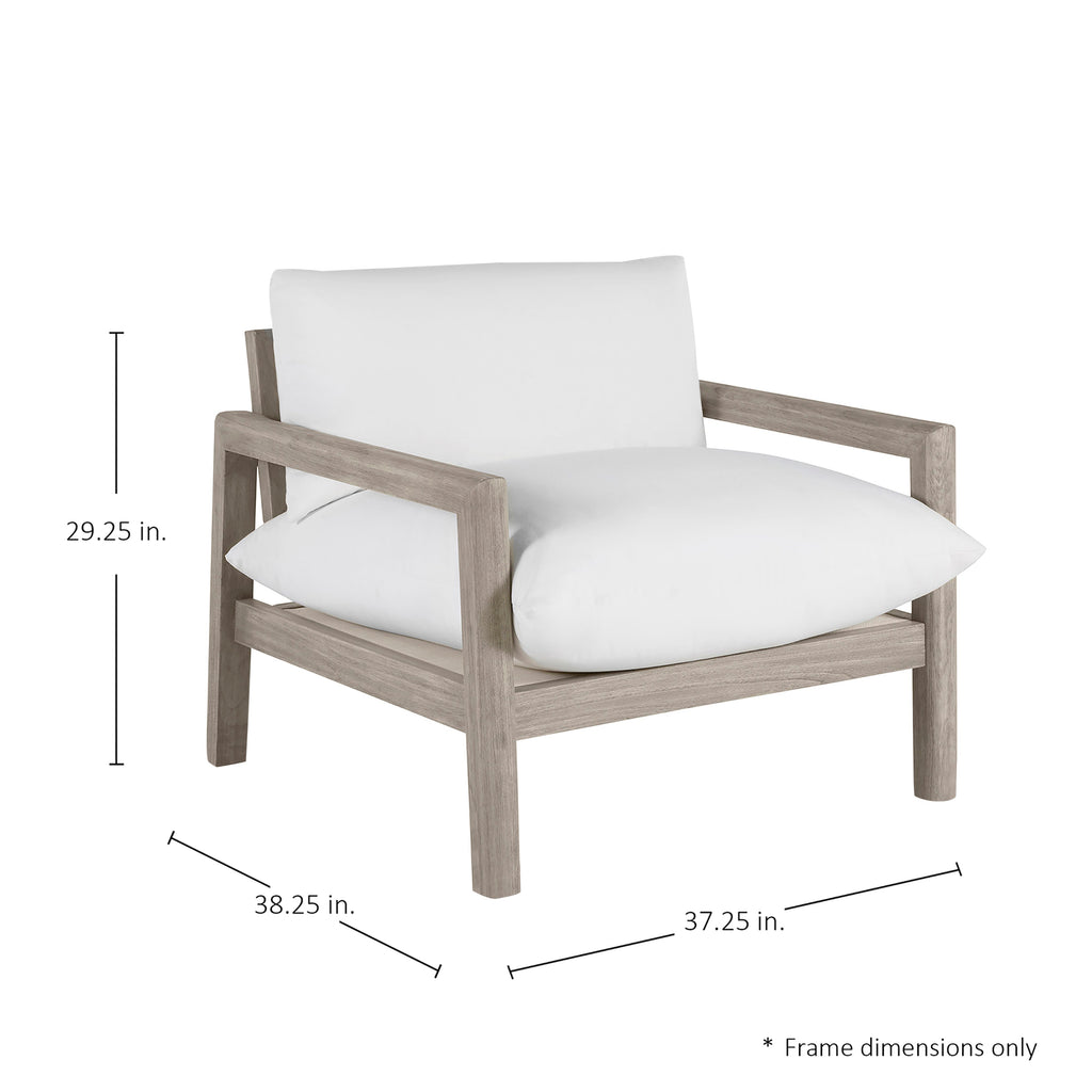 Monterey Teak Outdoor Lounge Chair