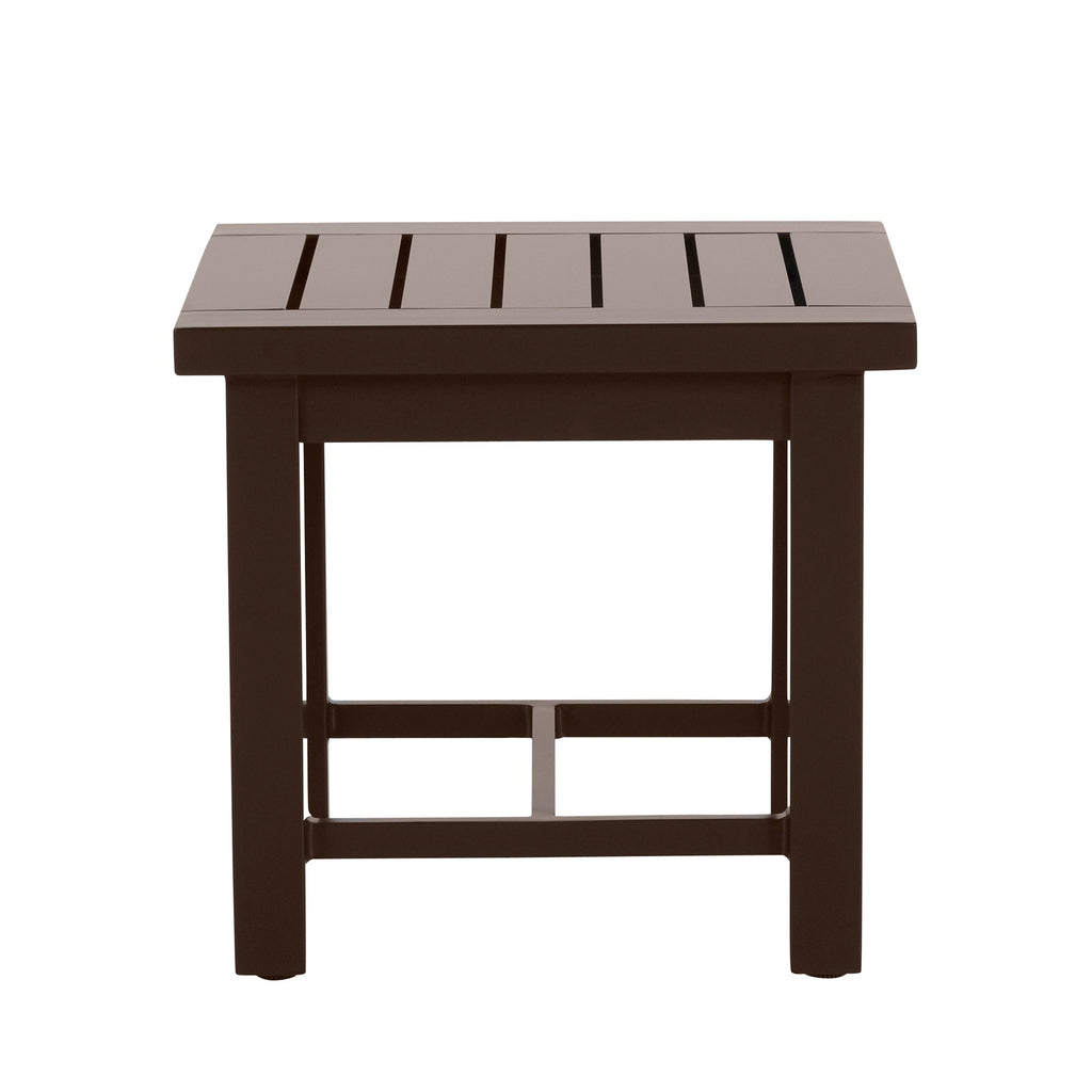 Club Aluminum 22.5" Square Outdoor End Table
