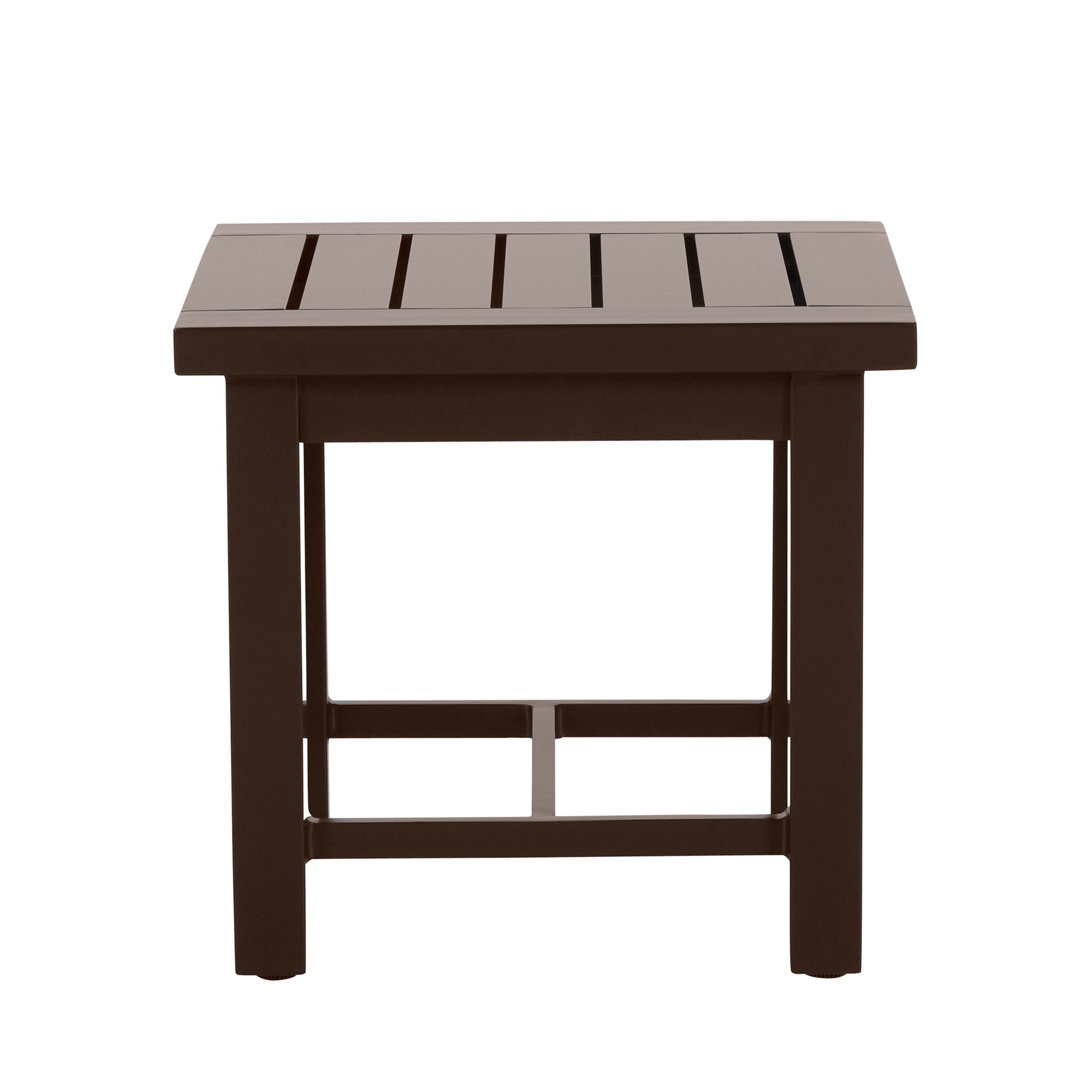 Club Aluminum 22.5" Square Outdoor End Table