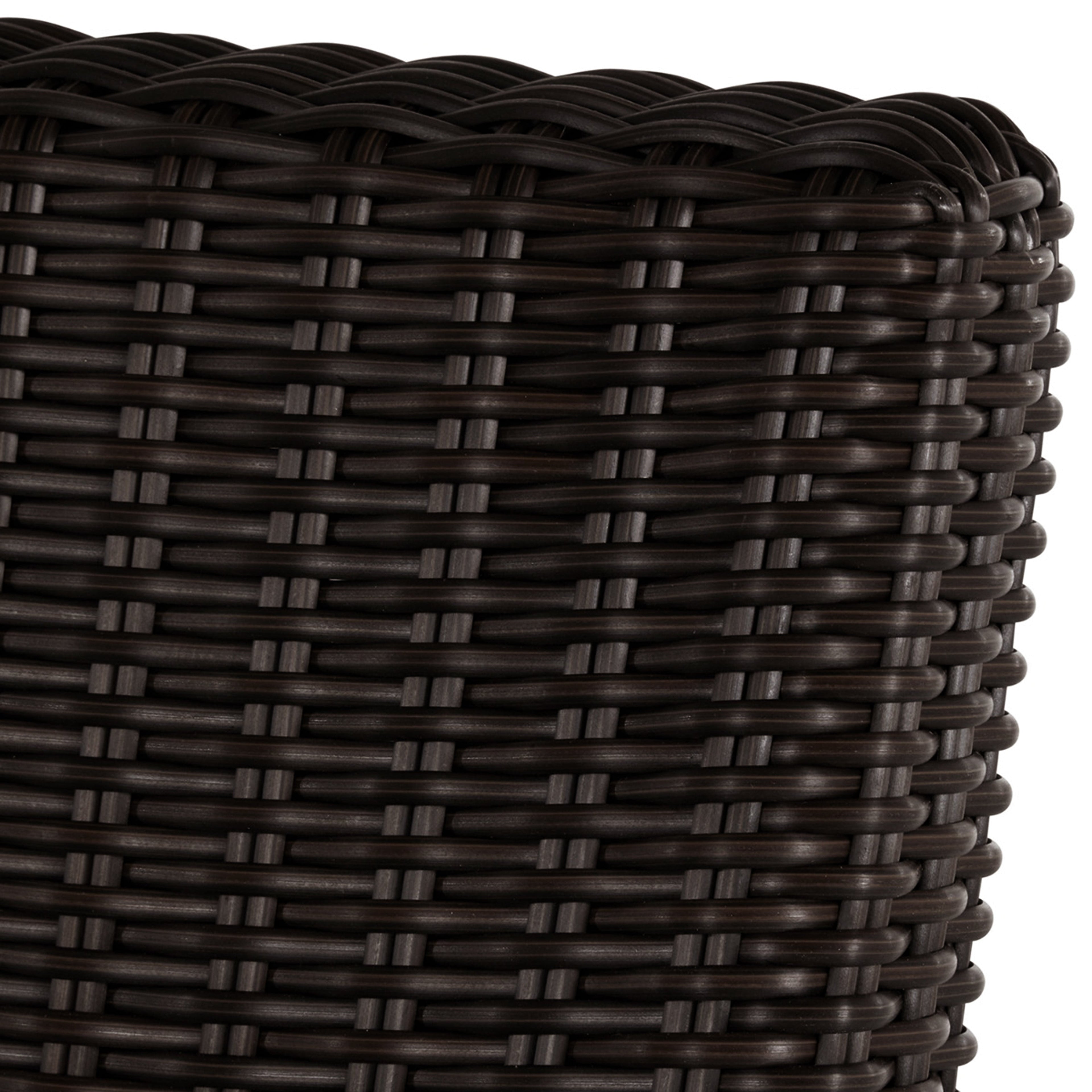 Club Woven Resin Wicker Corner Sectional Sofa