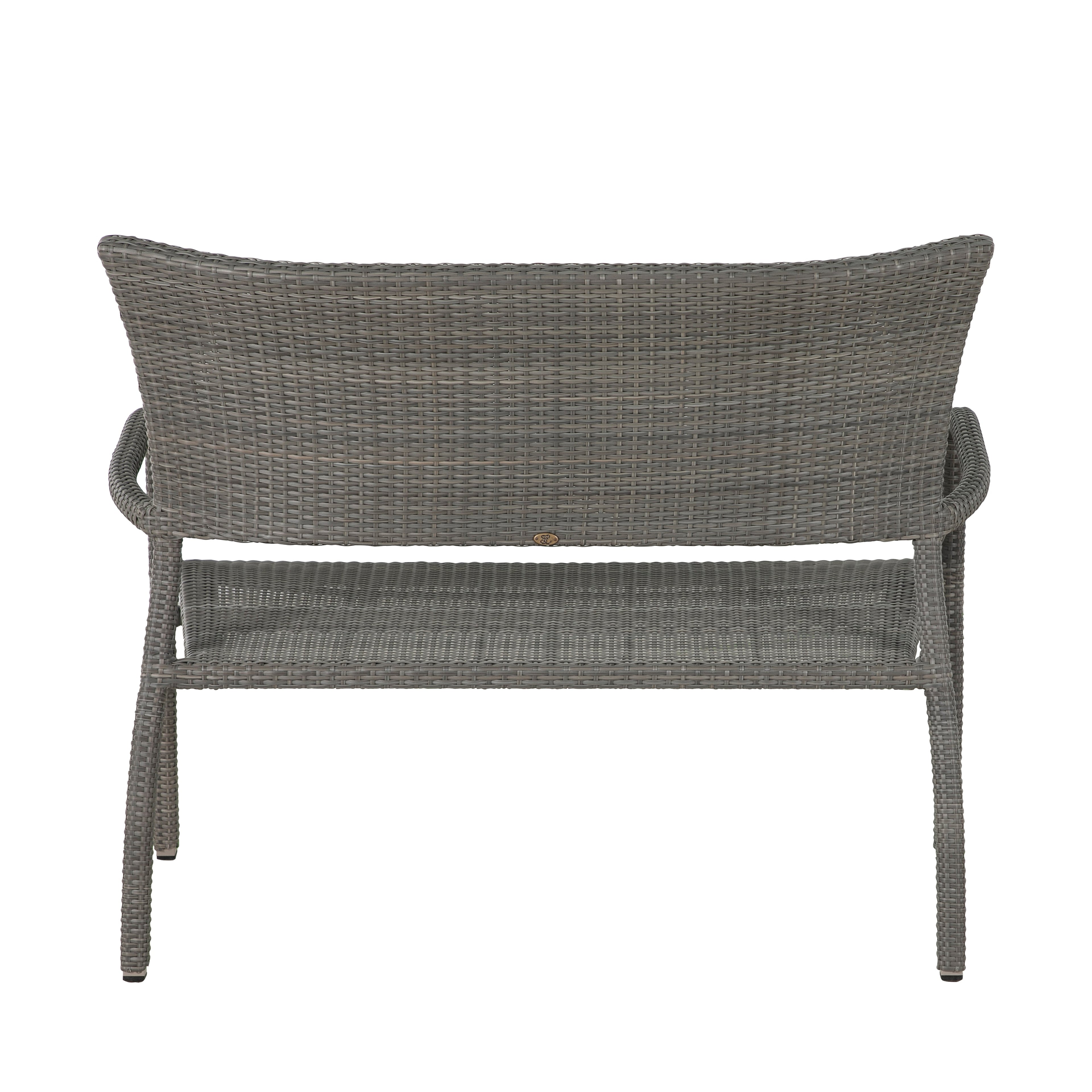 Skye N-Dura Resin Wicker Outdoor Woven Bench