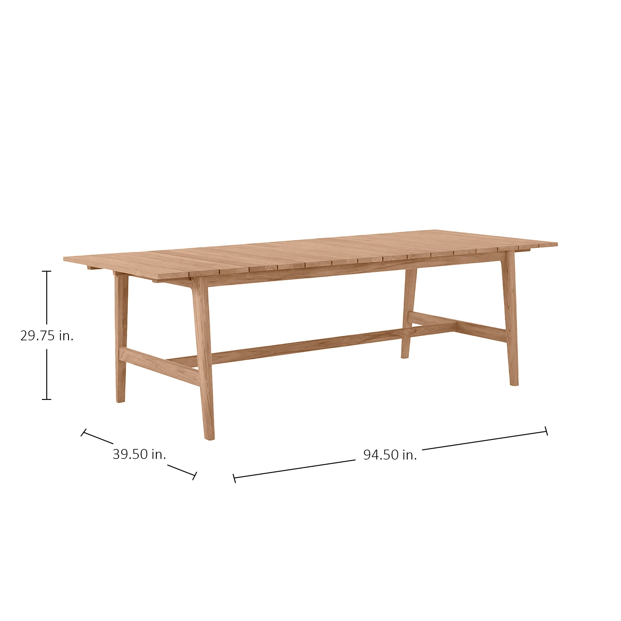 Coast Rectangle Outdoor Extendable Dining Table