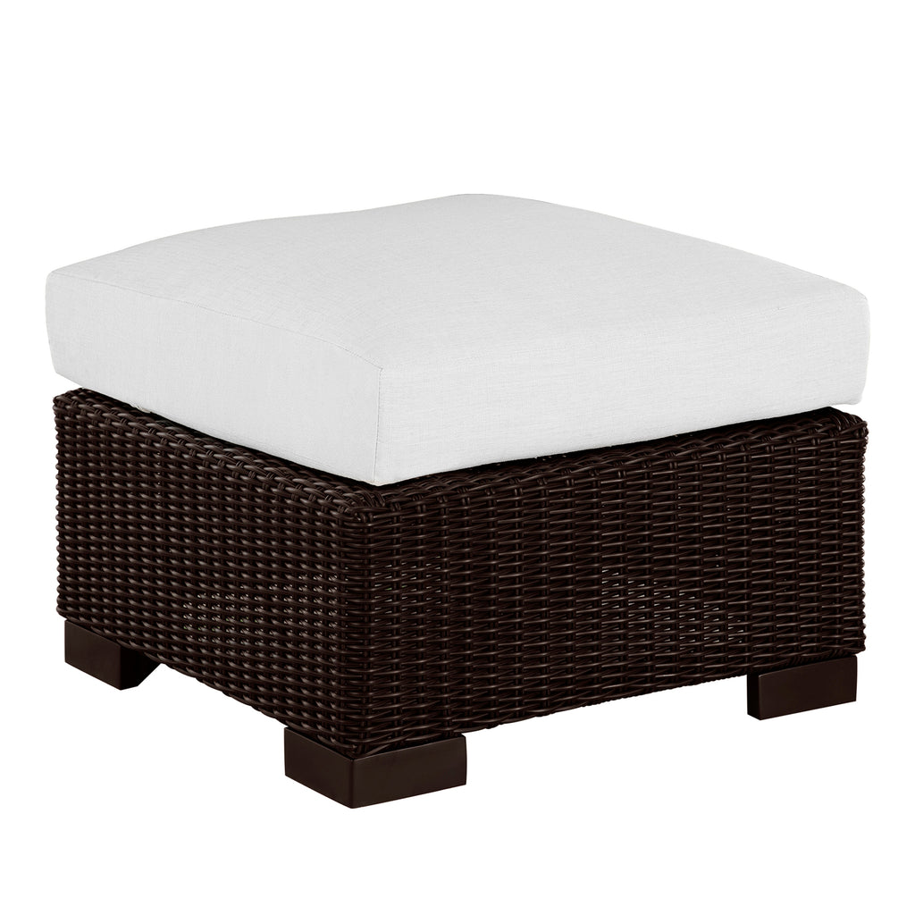 Club N-Dura Resin Wicker Outdoor Woven Ottoman