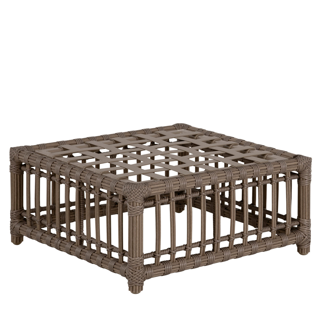 Newport N-Dura Resin Wicker Outdoor Woven Ottoman
