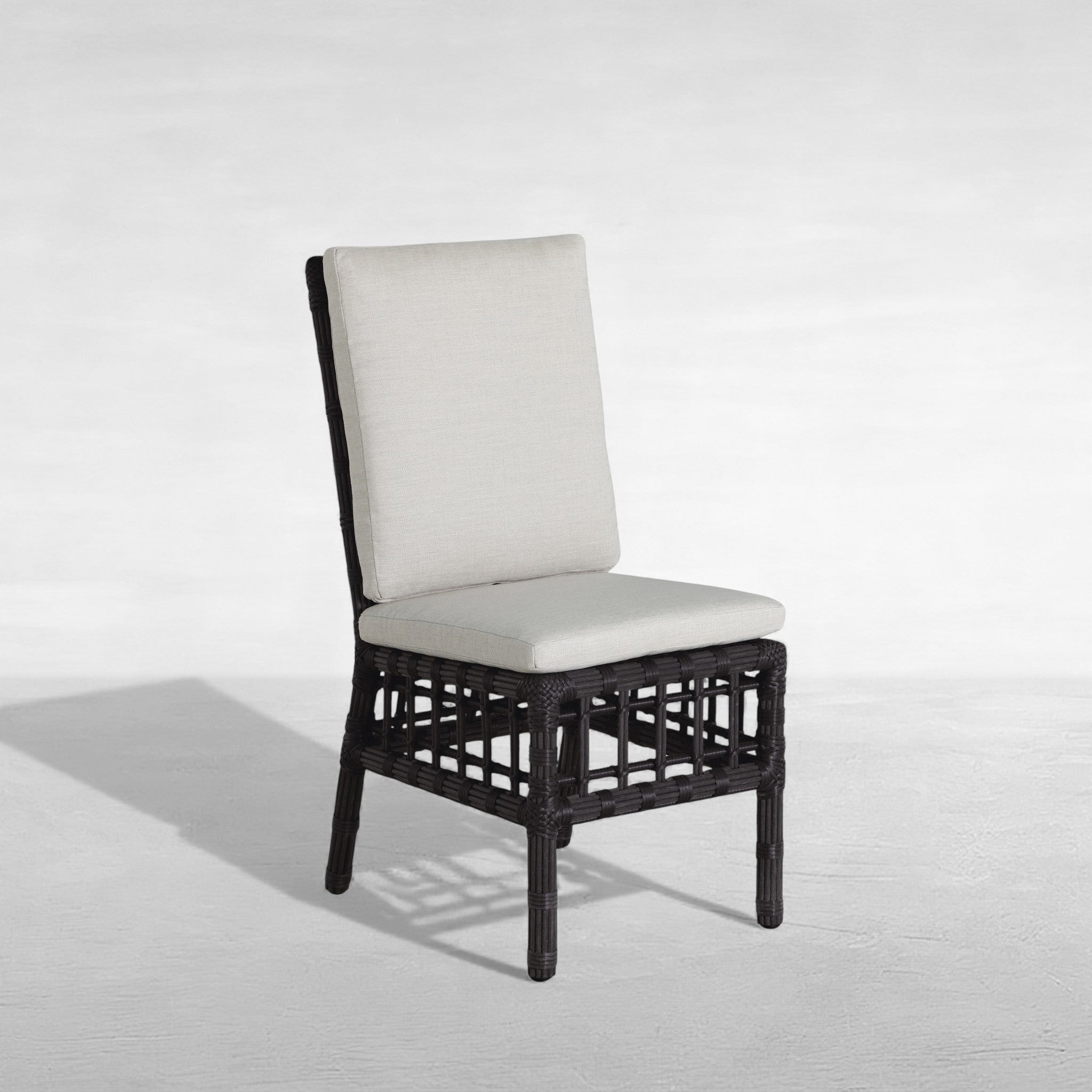 Newport Resin Wicker Woven Outdoor Side Chair