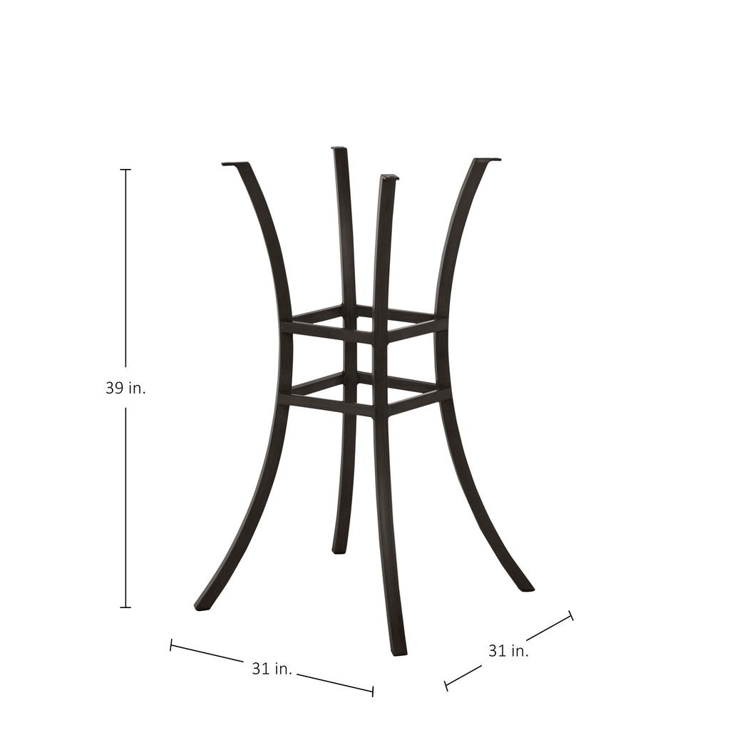 Cort Aluminum Outdoor Pedestal Bar Base