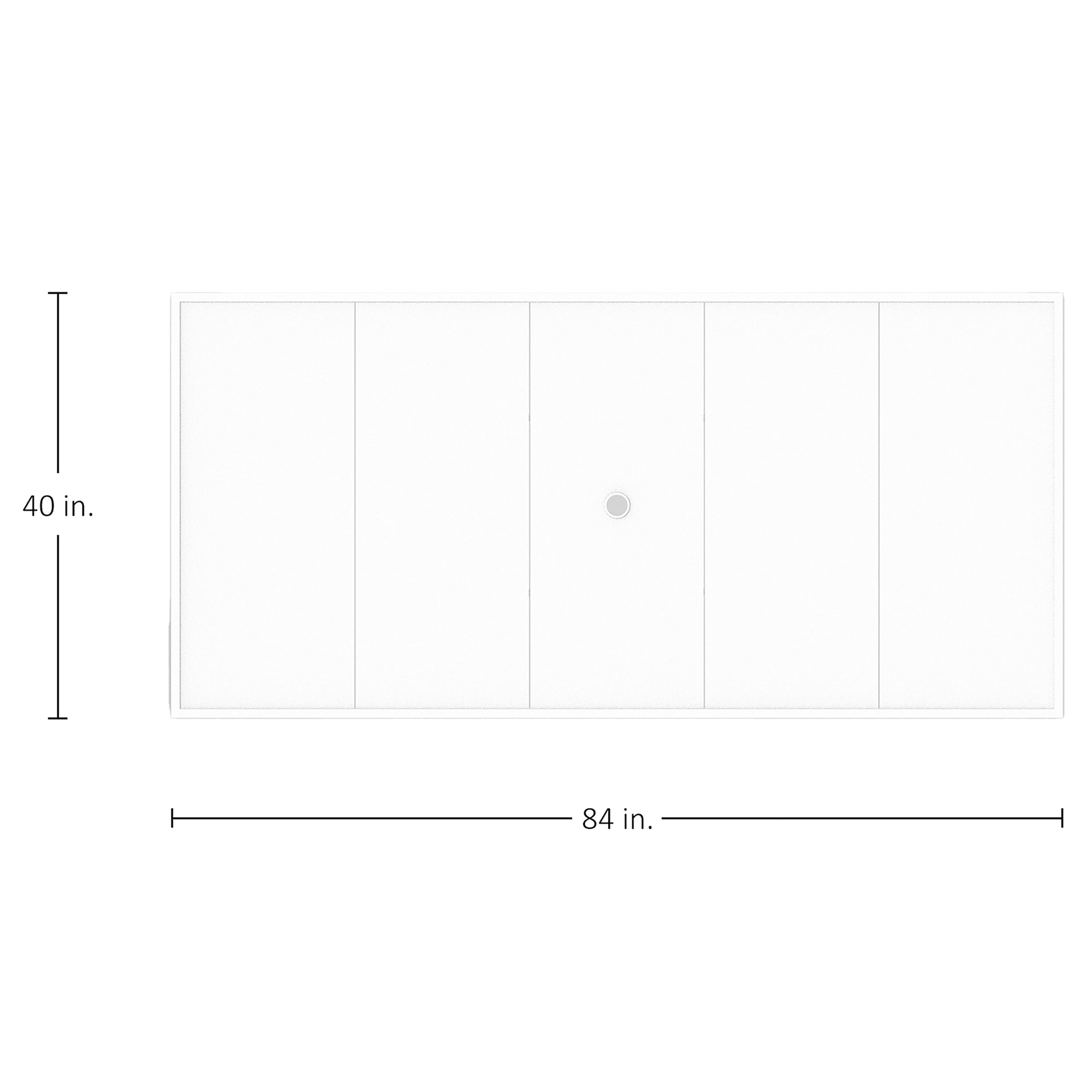Horizon 84" x 40" Rectangle Outdoor Table Top